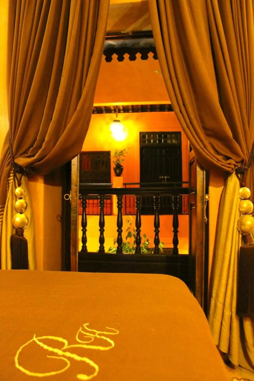 Bed in Riad Hermès