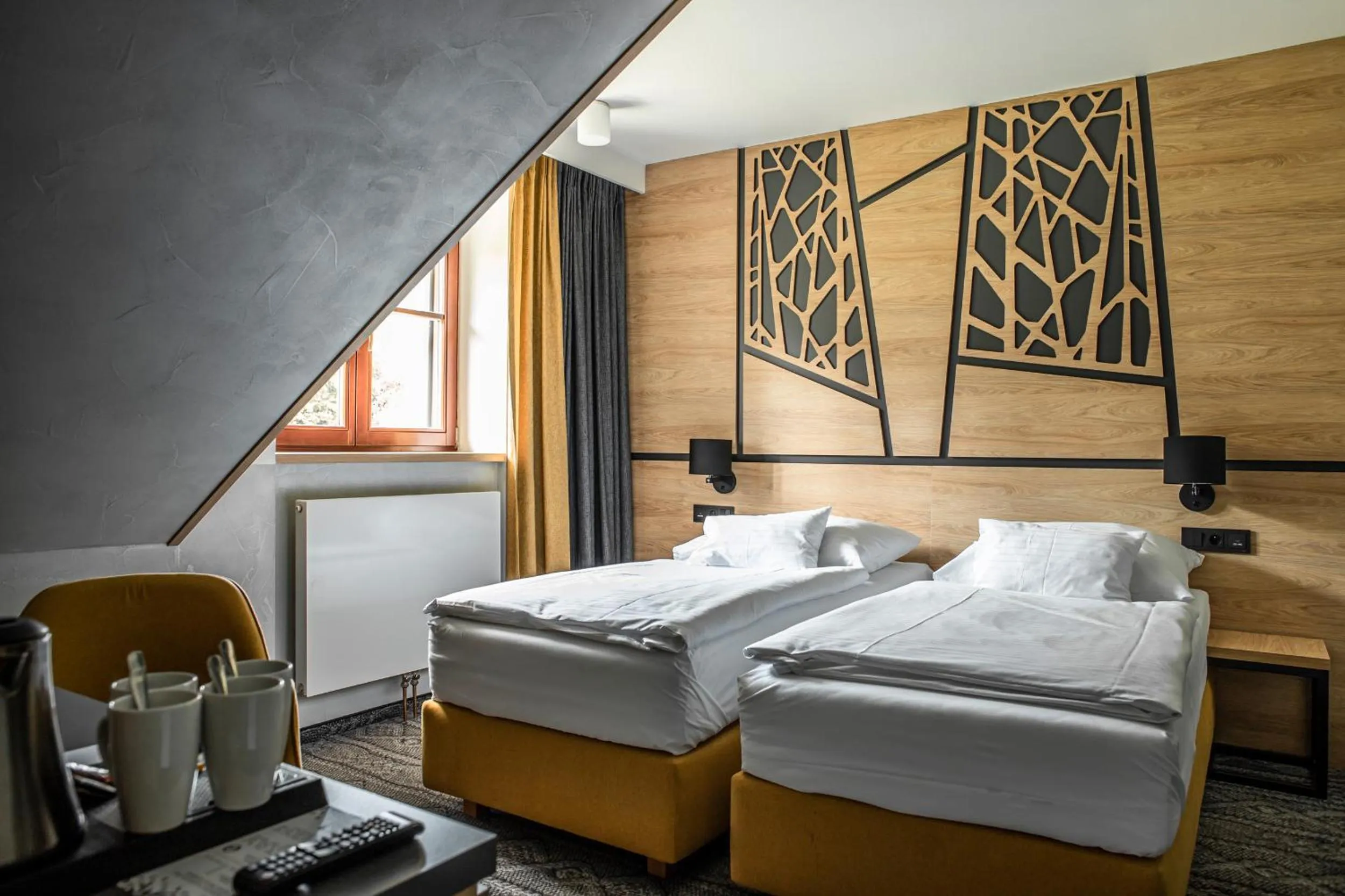 Bedroom, Bed in Amenity Hotel & Resort Orlické hory