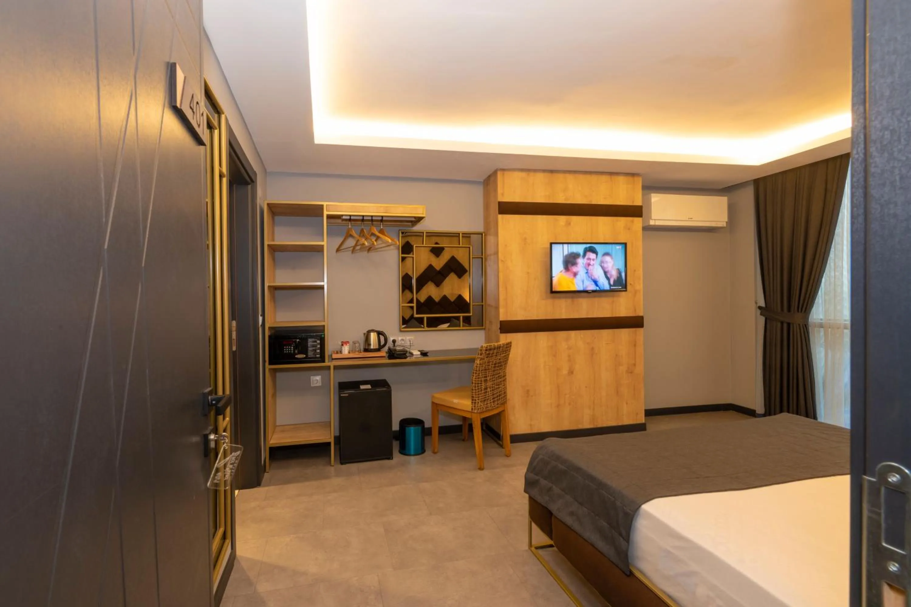 Photo of the whole room, Bed in Fly And Stay Airport Hotel