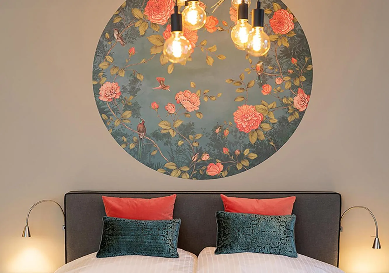 Decorative detail, Bed in Boutique hotel & brasserie de Heerlyckheid