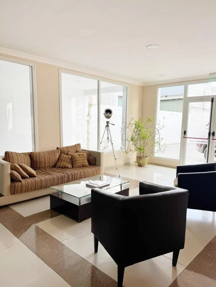 Living room in Hotel Aire de Patagonia