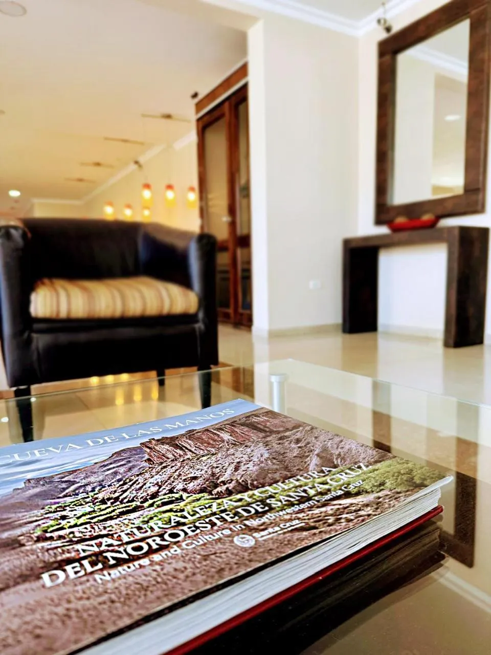Living room in Hotel Aire de Patagonia