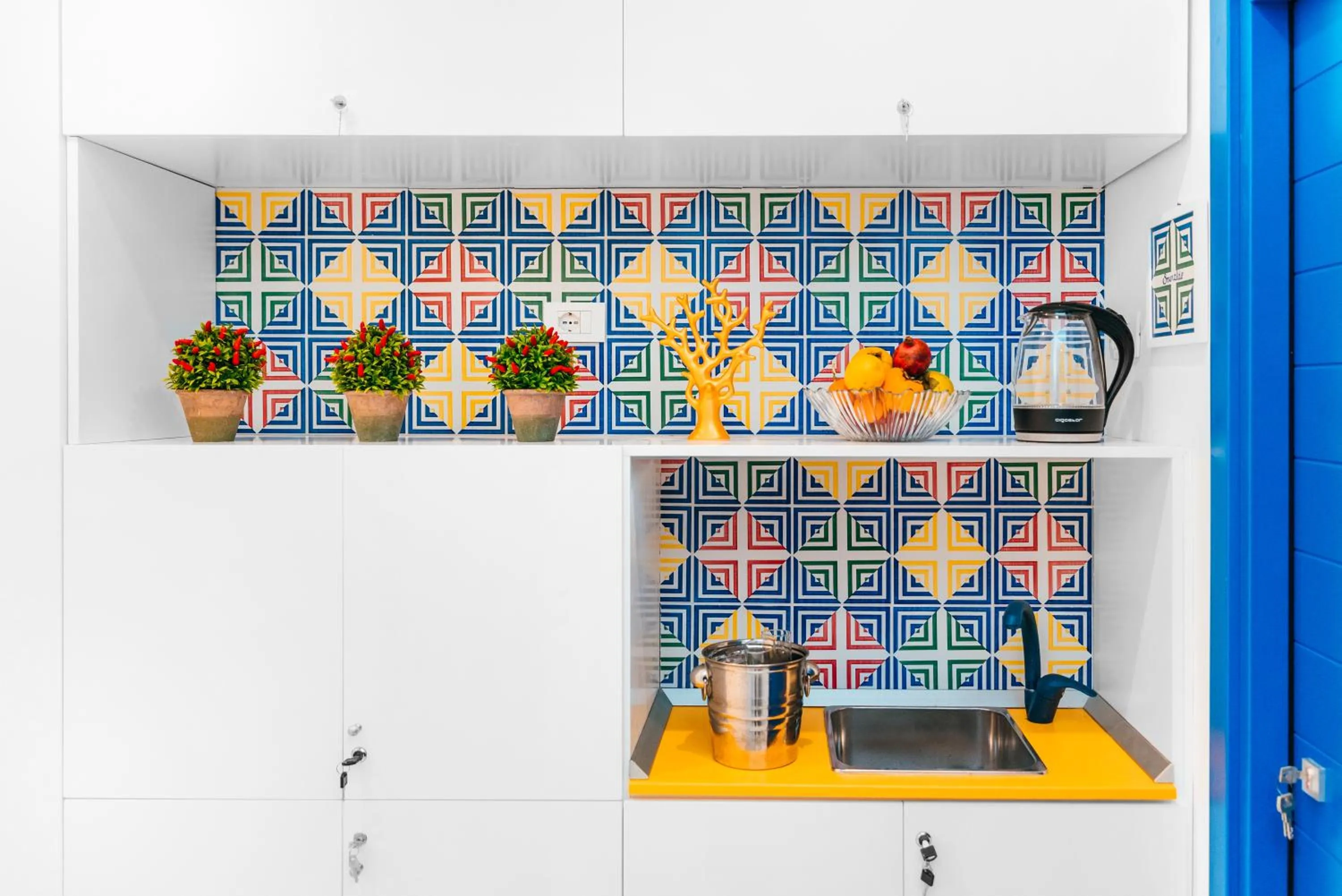 Decorative detail in Maison Serena Sorrento