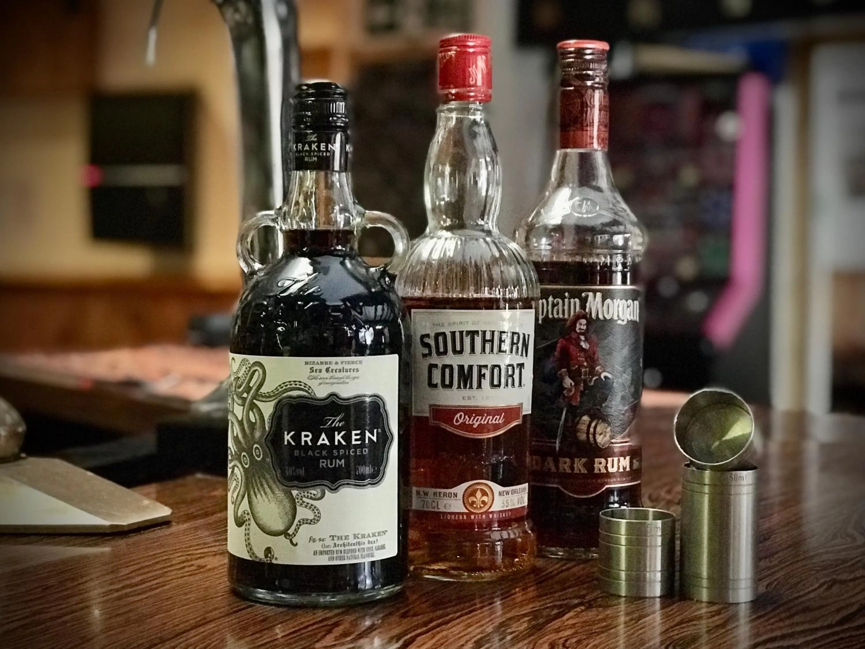 Alcoholic drinks in The White Horse Inn, Clun