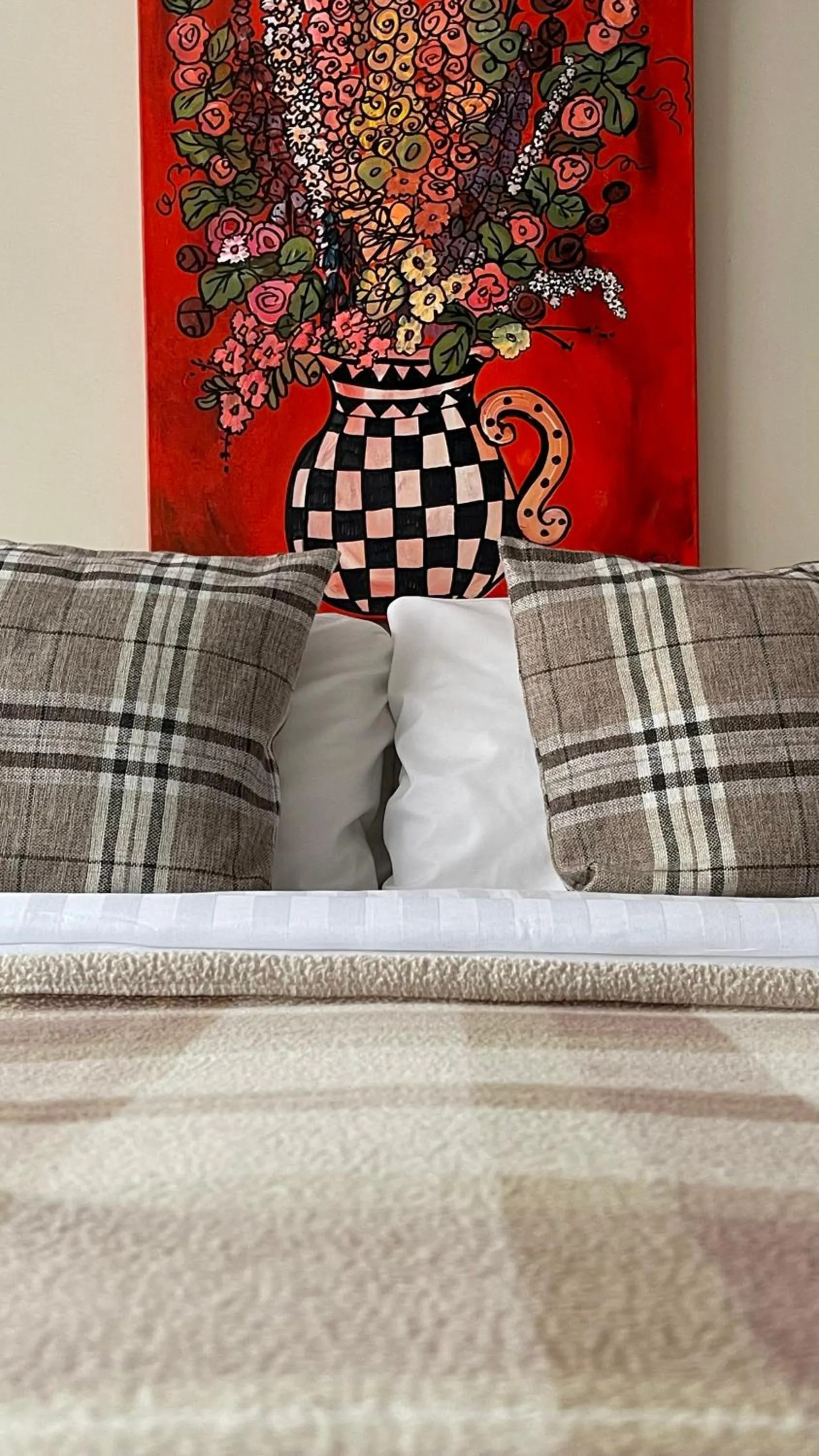 Bed in The White Horse Inn, Clun