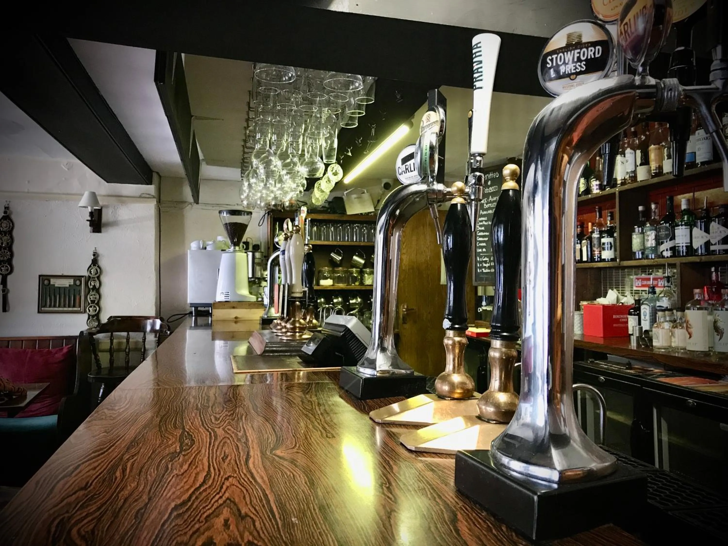 Lounge or bar in The White Horse Inn, Clun