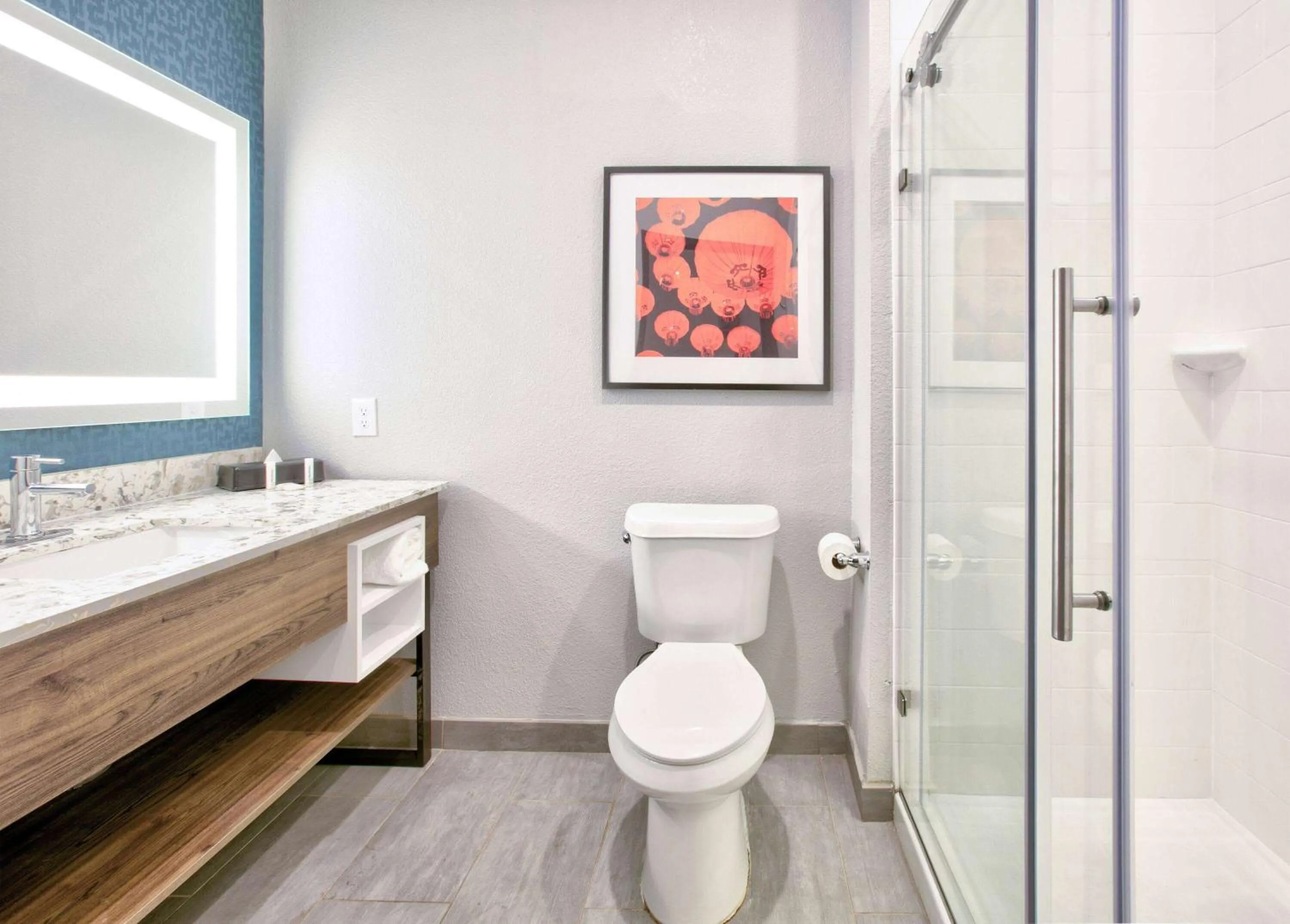 TV and multimedia in La Quinta Inn & Suites by Wyndham Dallas/Fairpark