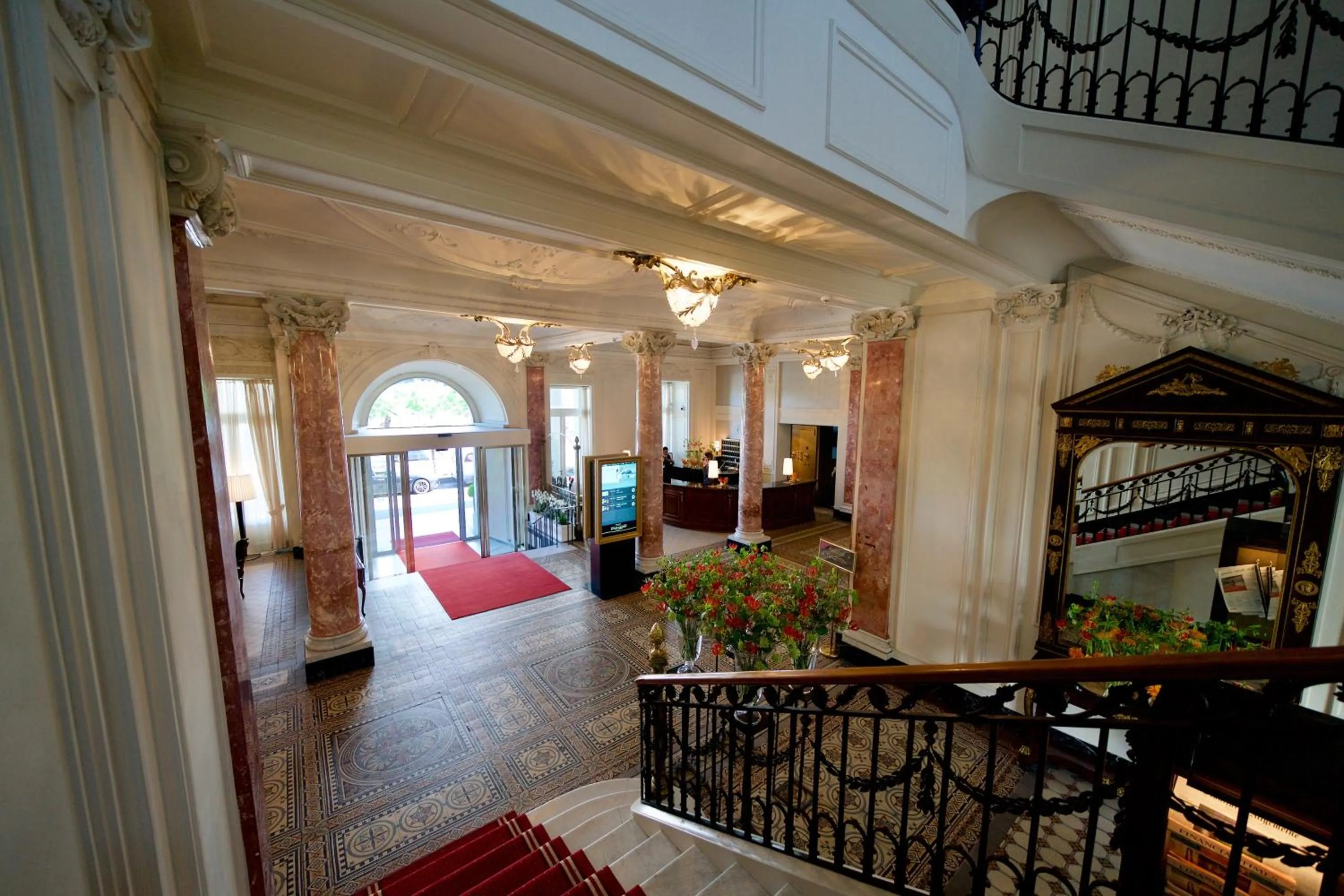 Decorative detail in Hotel Schweizerhof Luzern