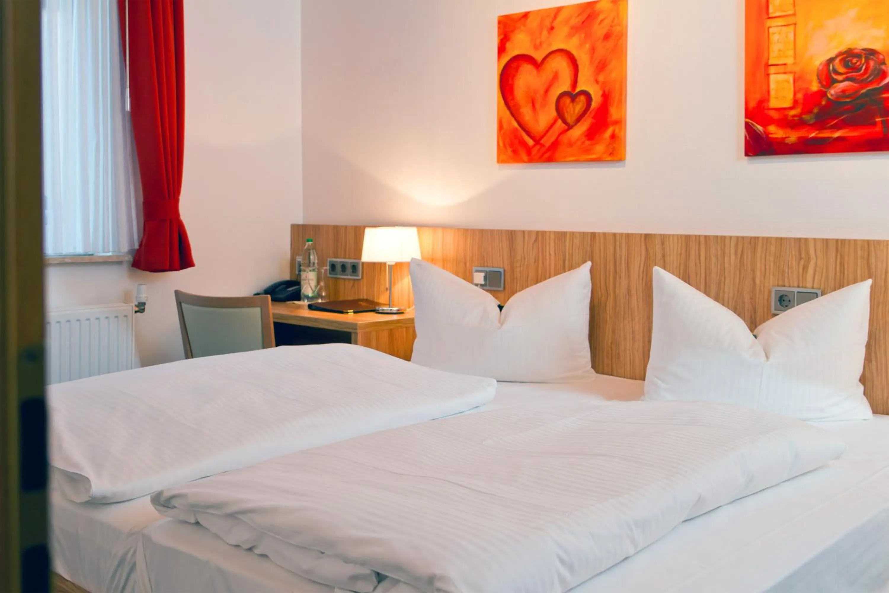 Bed in Hotel Schaper