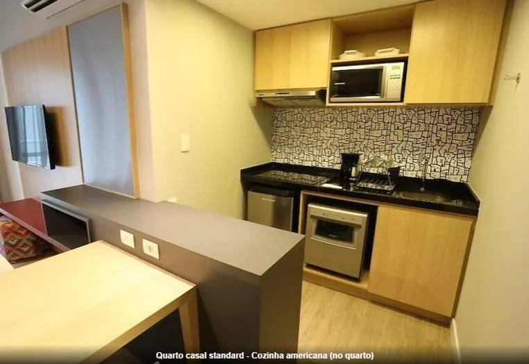 Kitchen or kitchenette in Salvador Mondial Flats