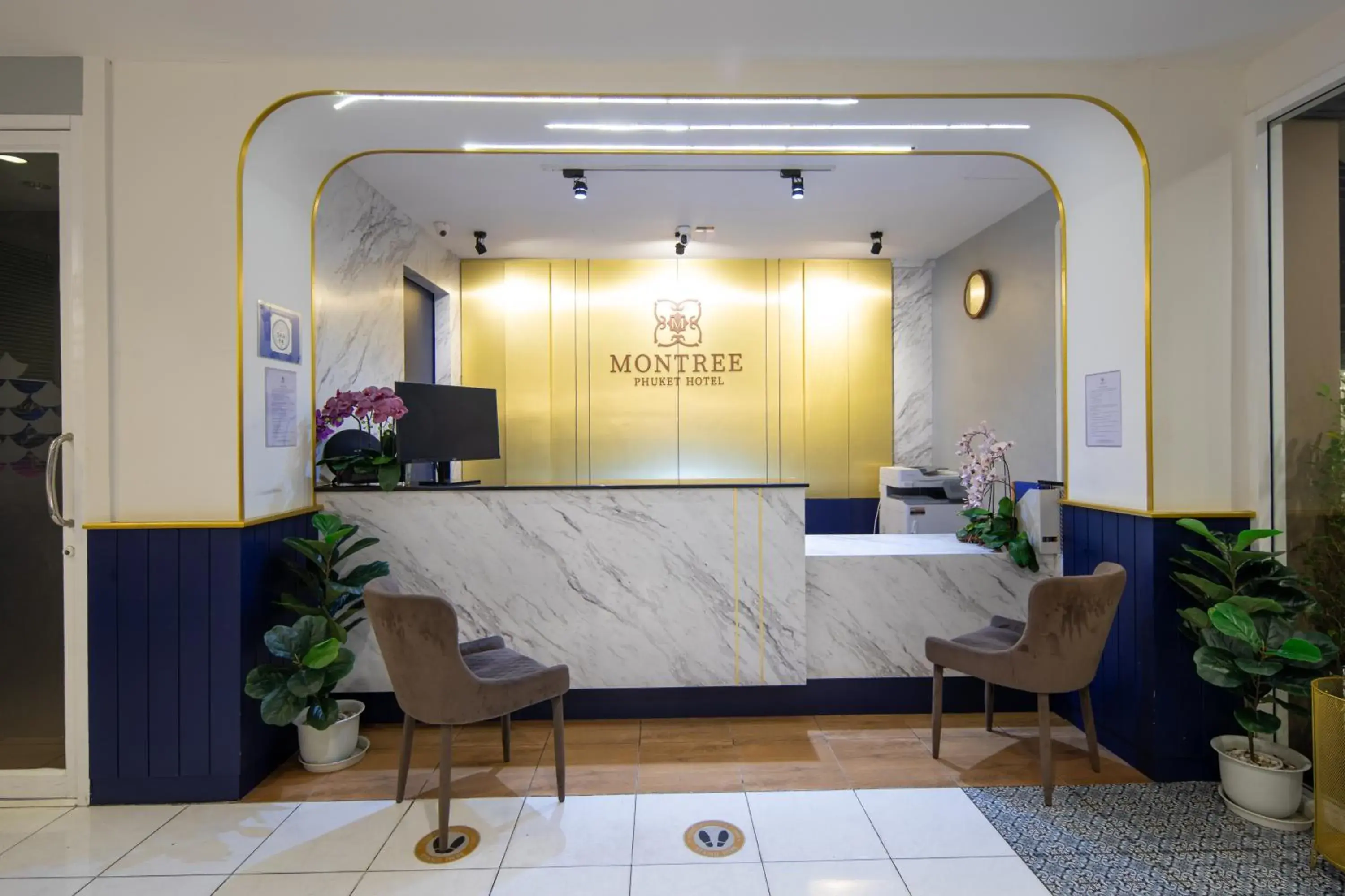 Lobby or reception in Montree Phuket Hotel Lobby or reception in Montree Phuket Hotel