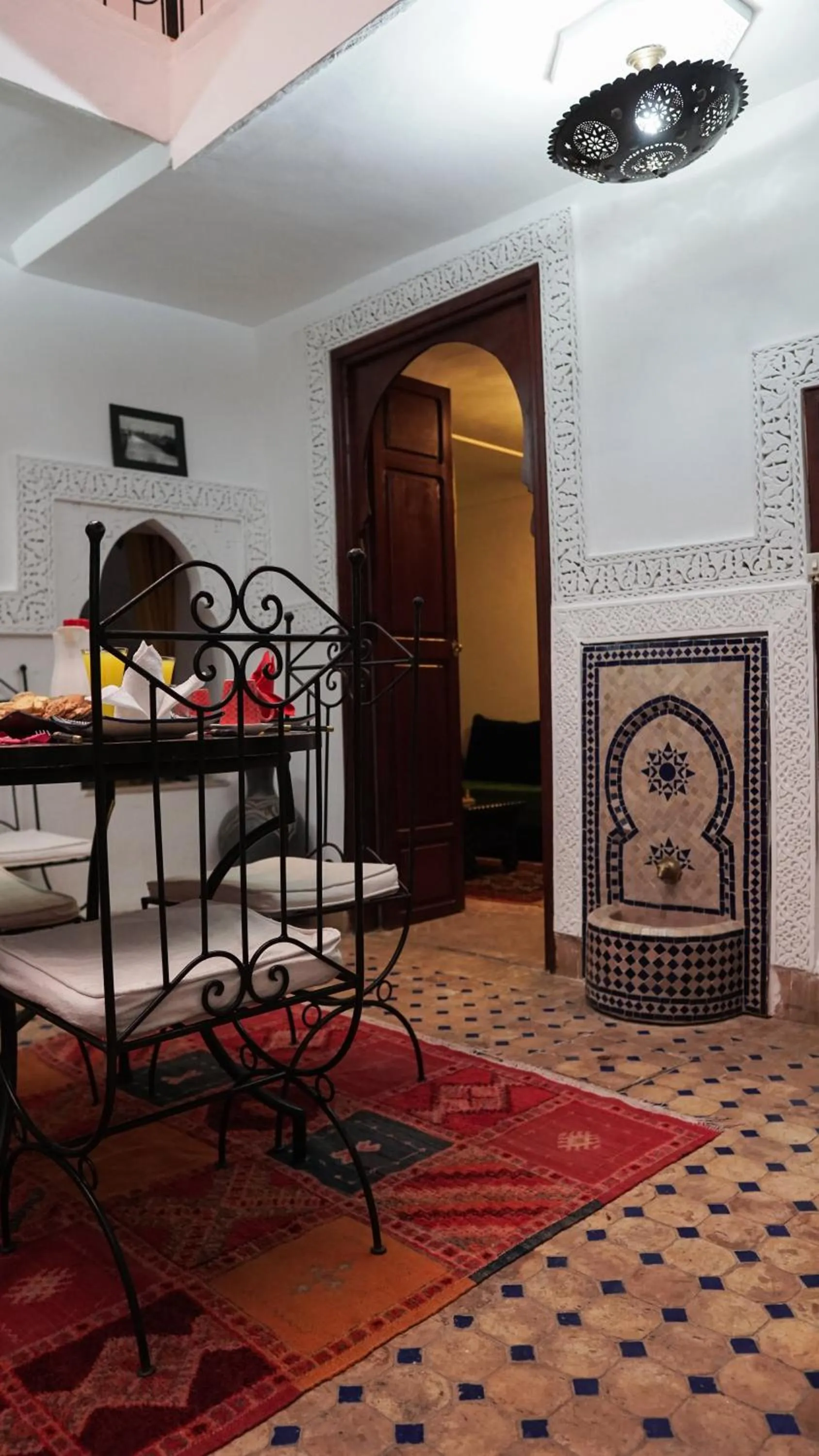 Bed in Riad Ahlsouss