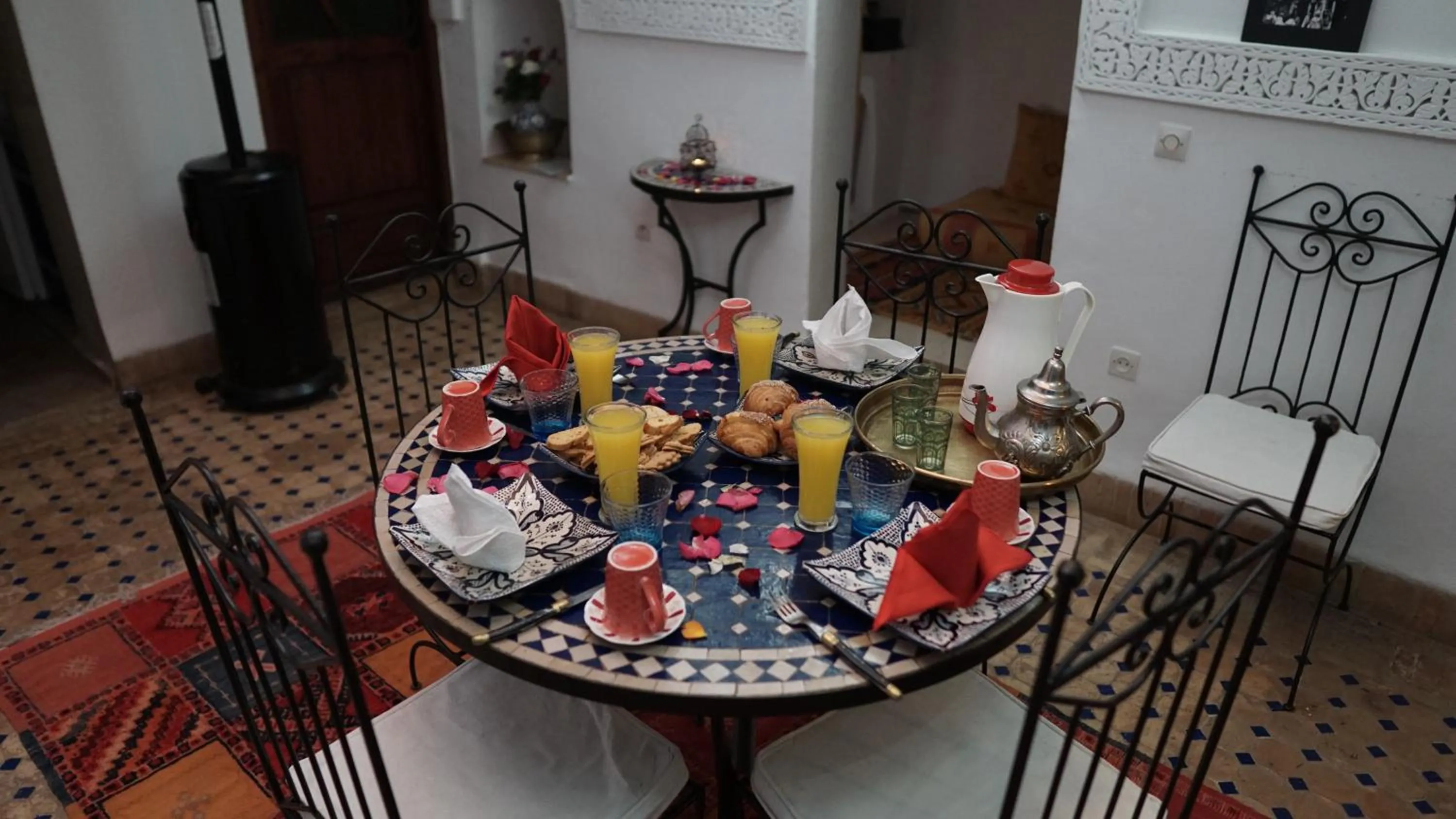 Dining area in Riad Ahlsouss