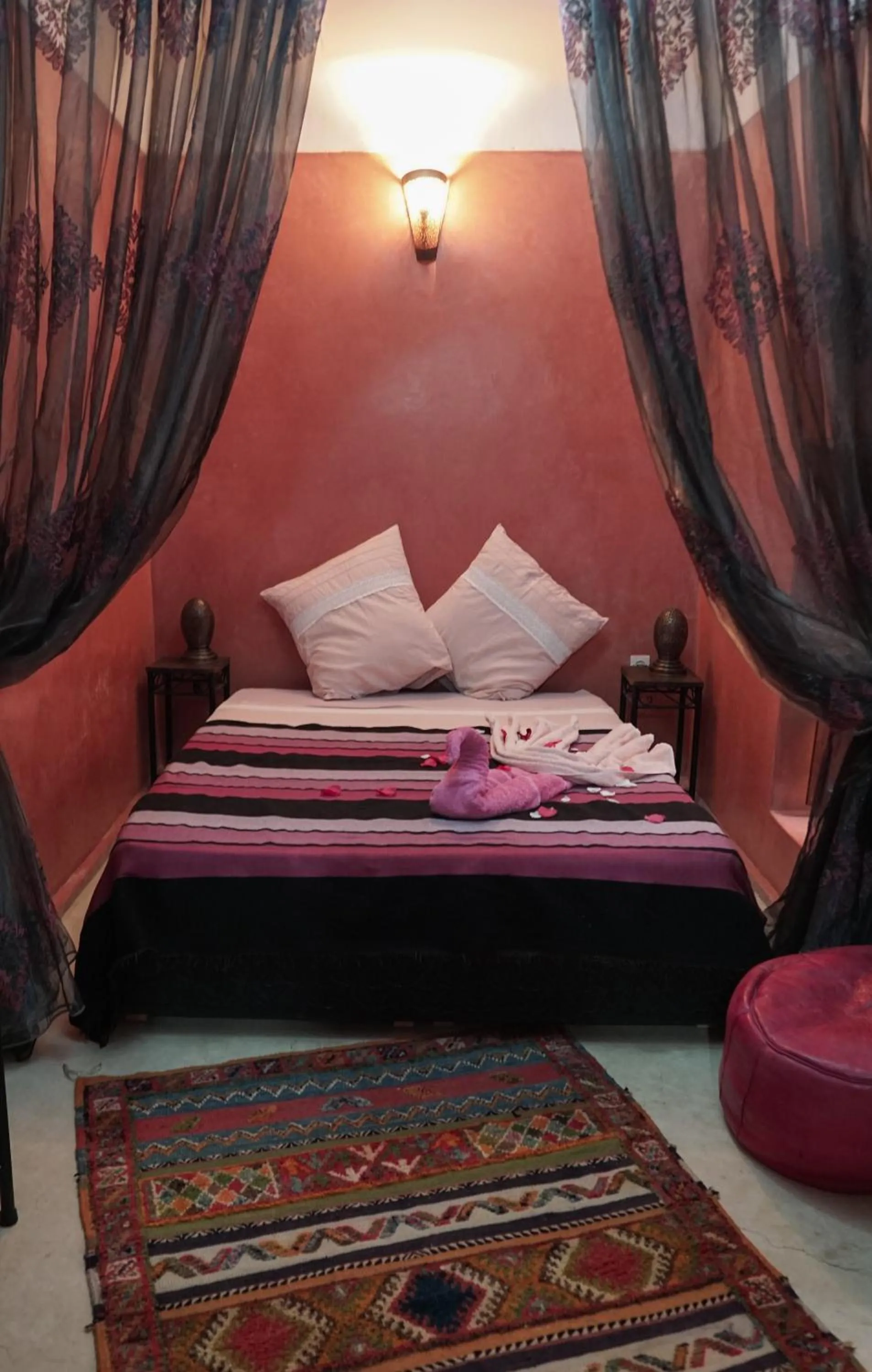 Bed in Riad Ahlsouss