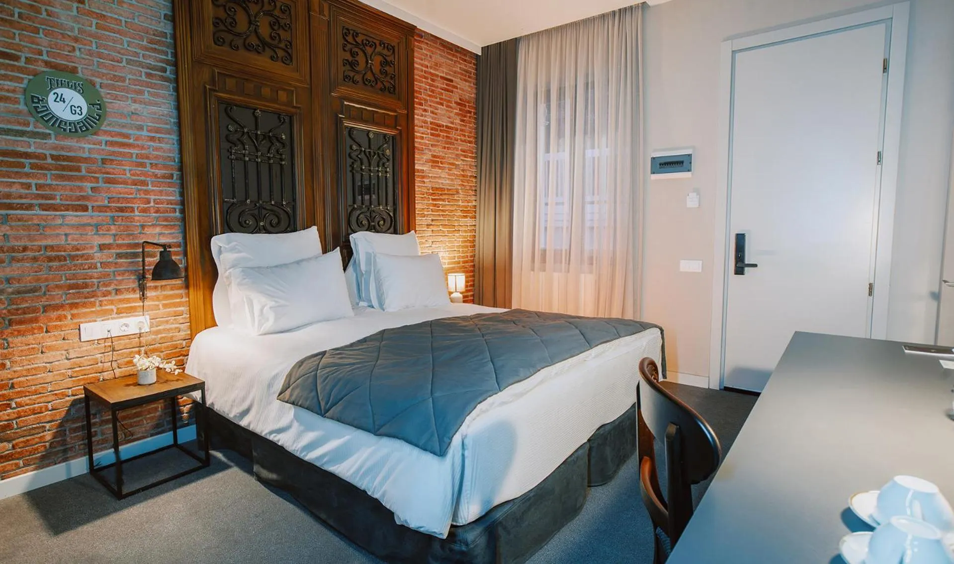 Photo of the whole room, Bed in TbiliSee Hotel