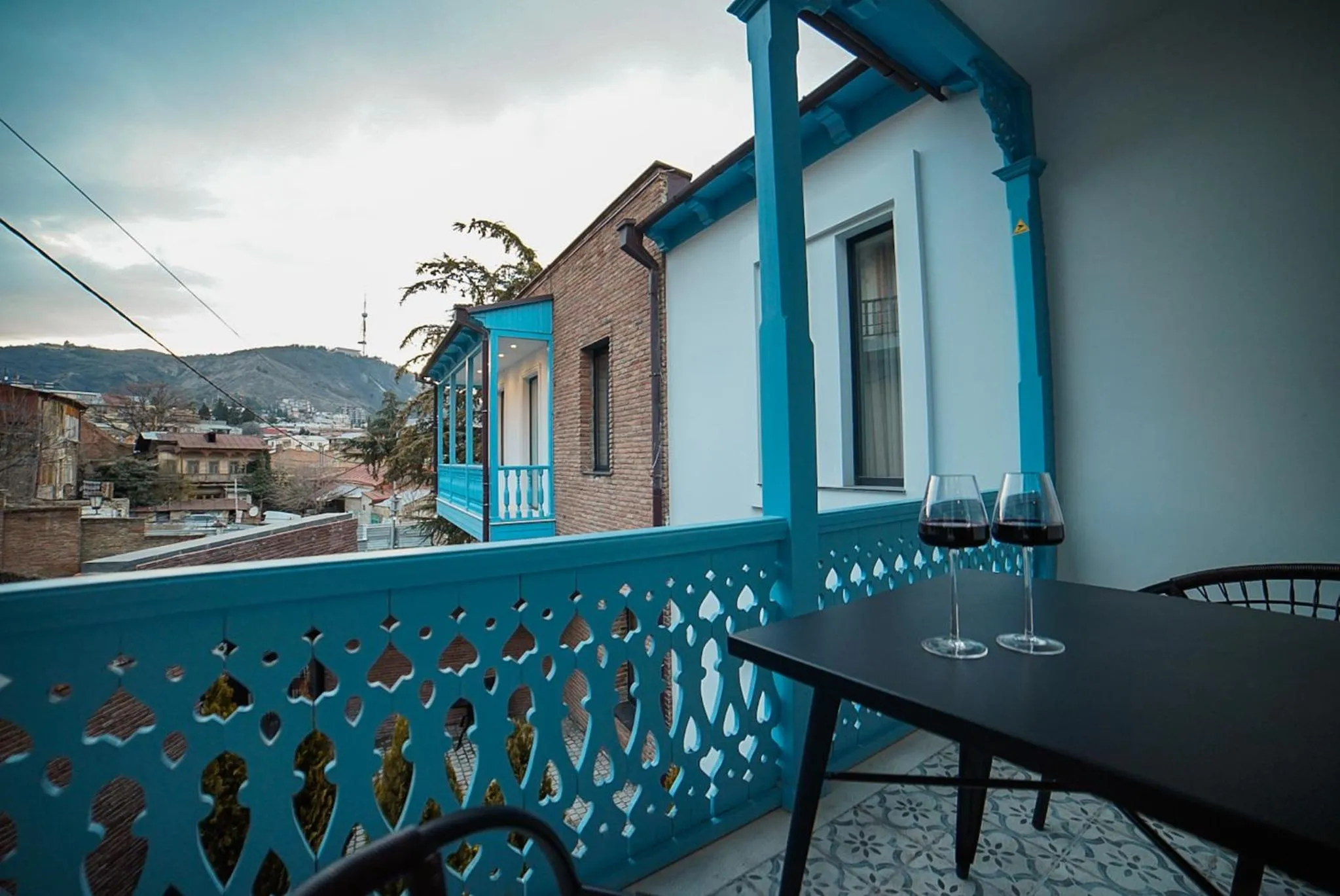 Balcony/Terrace in TbiliSee Hotel