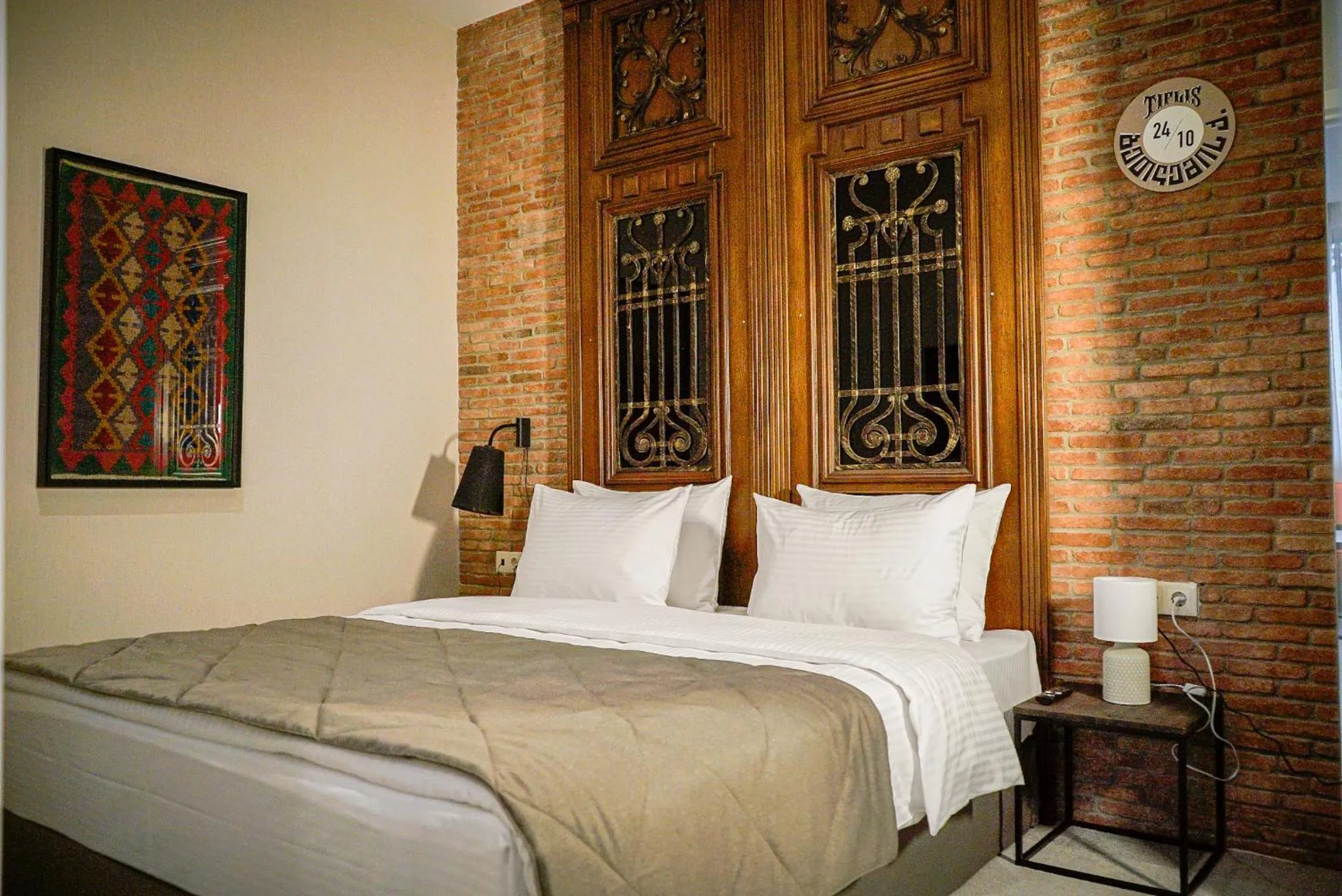 Bedroom, Bed in TbiliSee Hotel