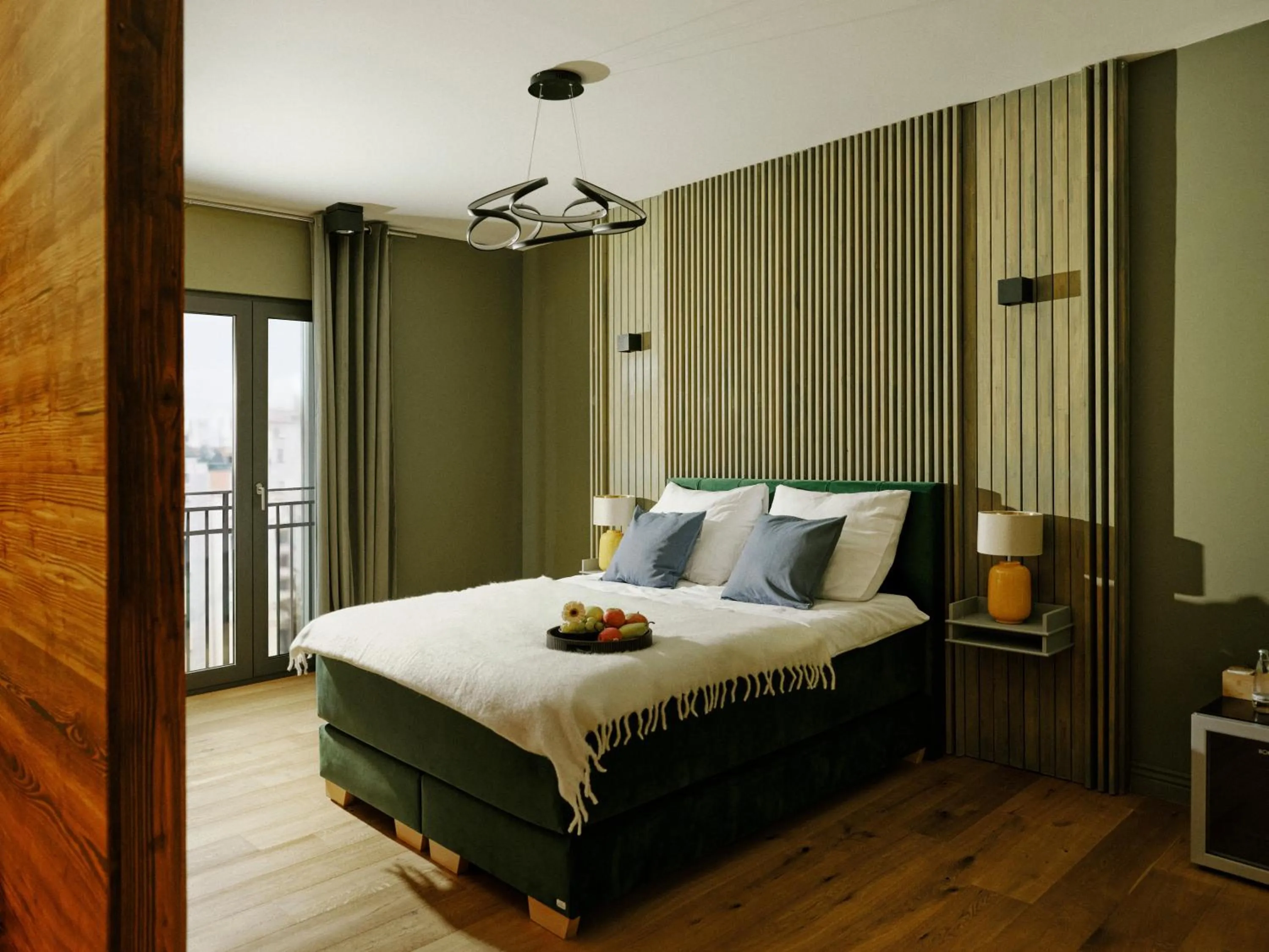 Bed in Art Apartments