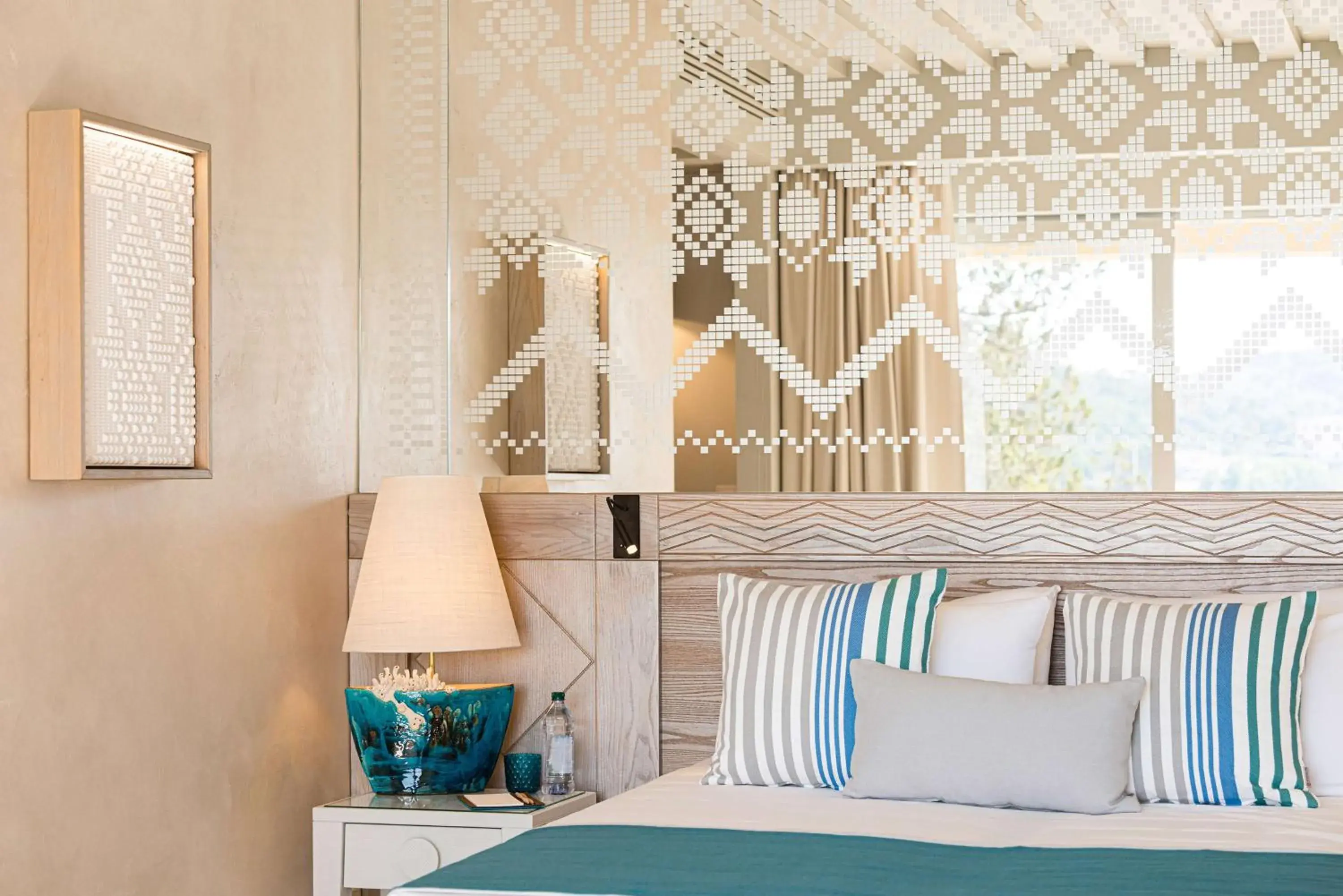 Bedroom, Bed in 7Pines Resort Sardinia - A Destination By Hyatt Bedroom, Bed in 7Pines Resort Sardinia - A Destination By Hyatt