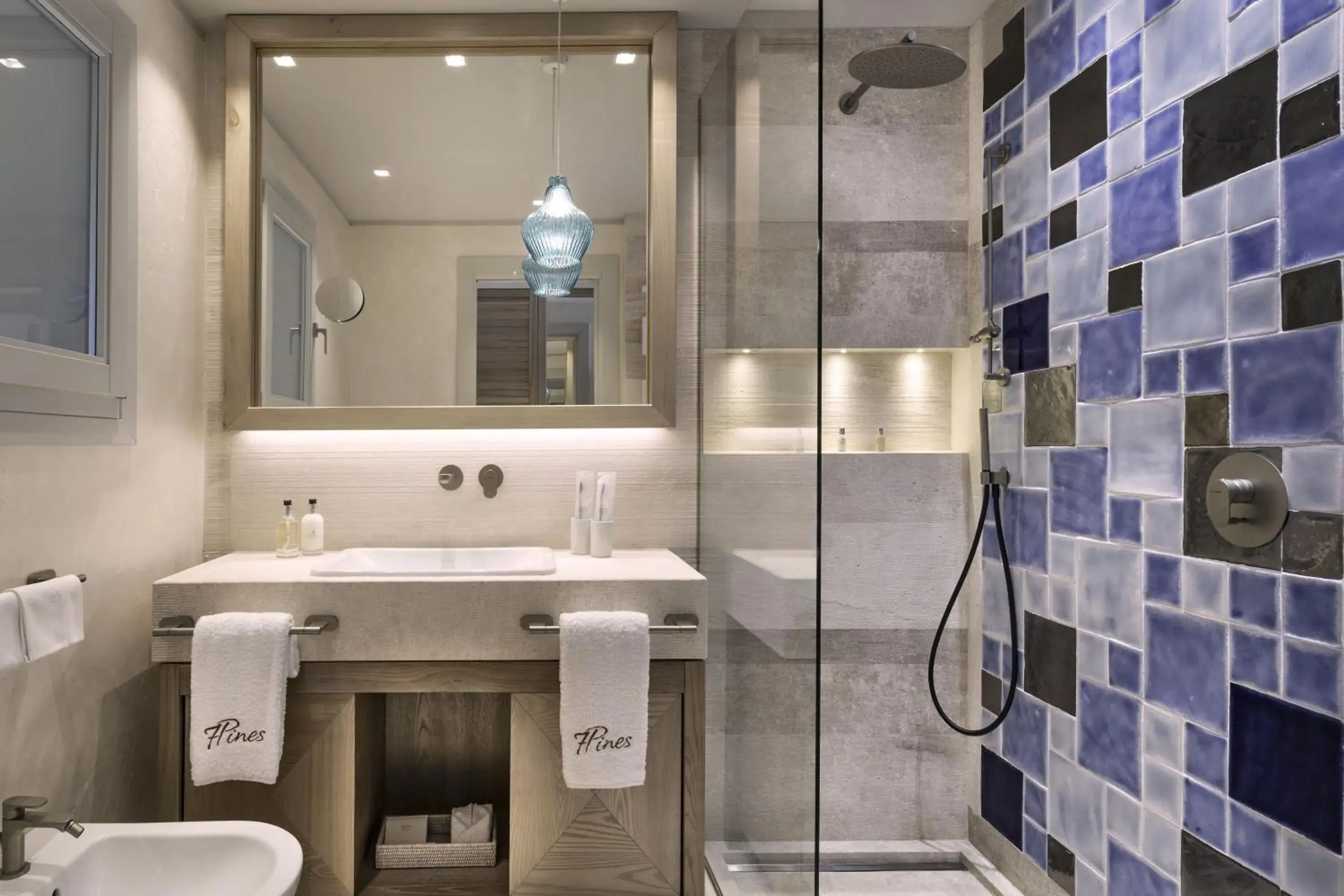 Bathroom in 7Pines Resort Sardinia - A Destination By Hyatt Bathroom in 7Pines Resort Sardinia - A Destination By Hyatt