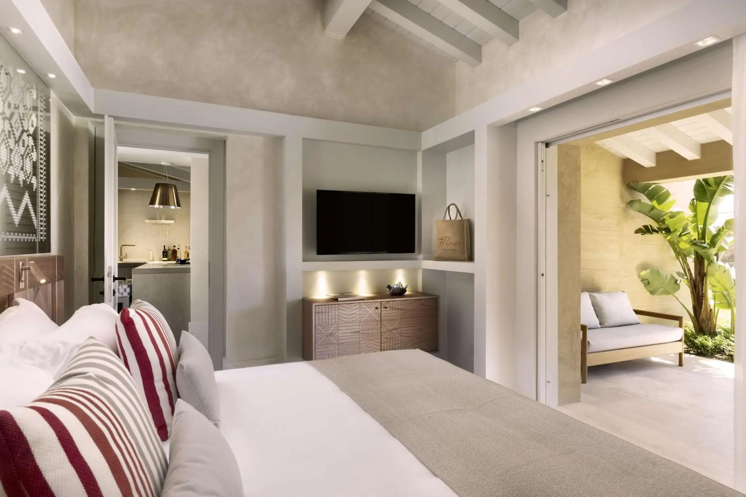 Photo of the whole room, Bed in 7Pines Resort Sardinia - A Destination By Hyatt Photo of the whole room, Bed in 7Pines Resort Sardinia - A Destination By Hyatt