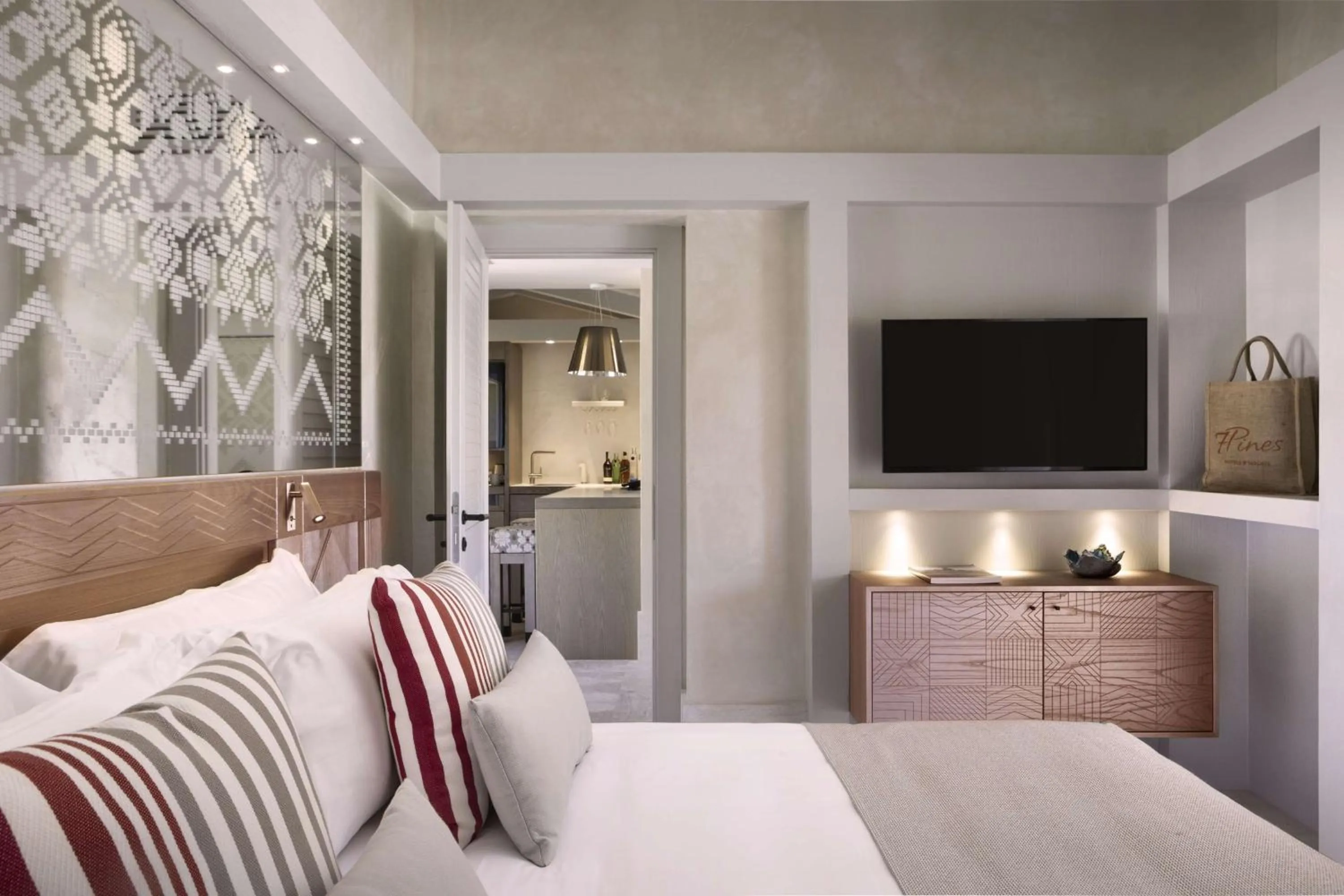 Photo of the whole room, Bed in 7Pines Resort Sardinia - A Destination By Hyatt