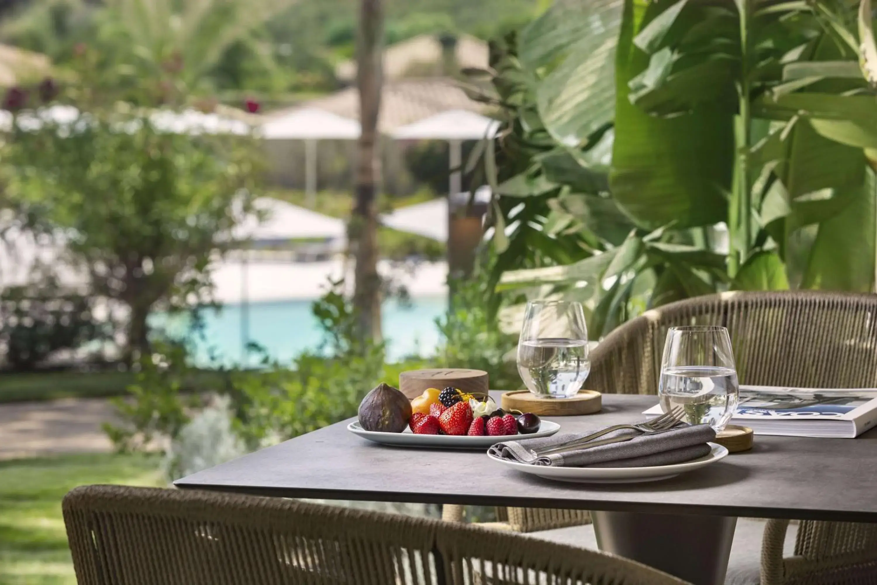 Garden view in 7Pines Resort Sardinia - A Destination By Hyatt Garden view in 7Pines Resort Sardinia - A Destination By Hyatt