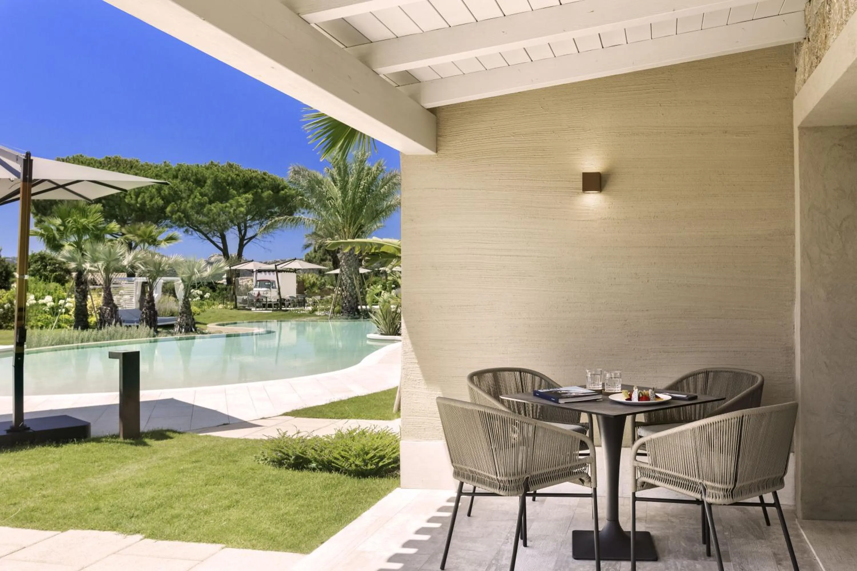 Patio in 7Pines Resort Sardinia - A Destination By Hyatt