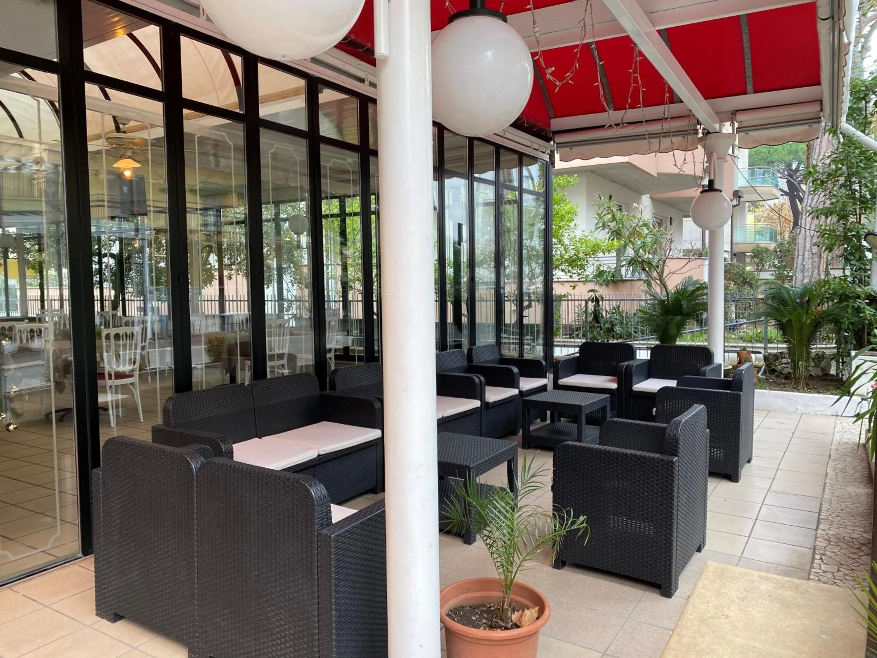 Patio in Family Hotel Las Vegas