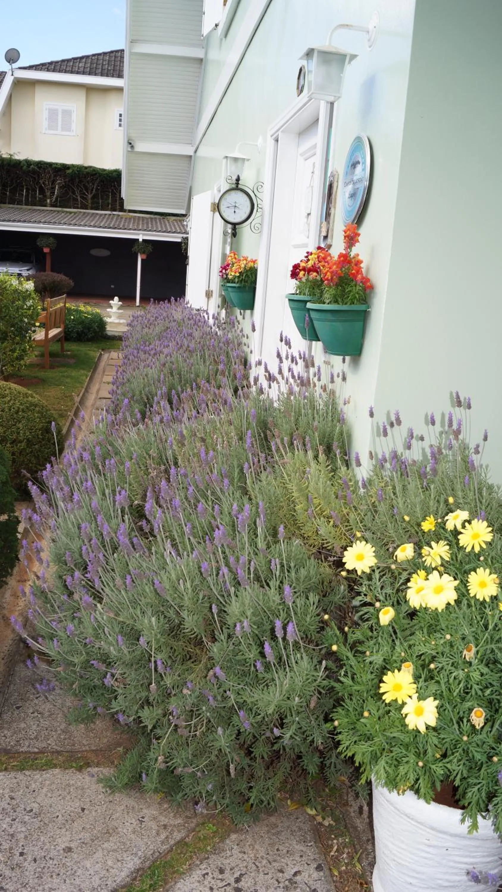 Garden in Pousada Chateau Colinas