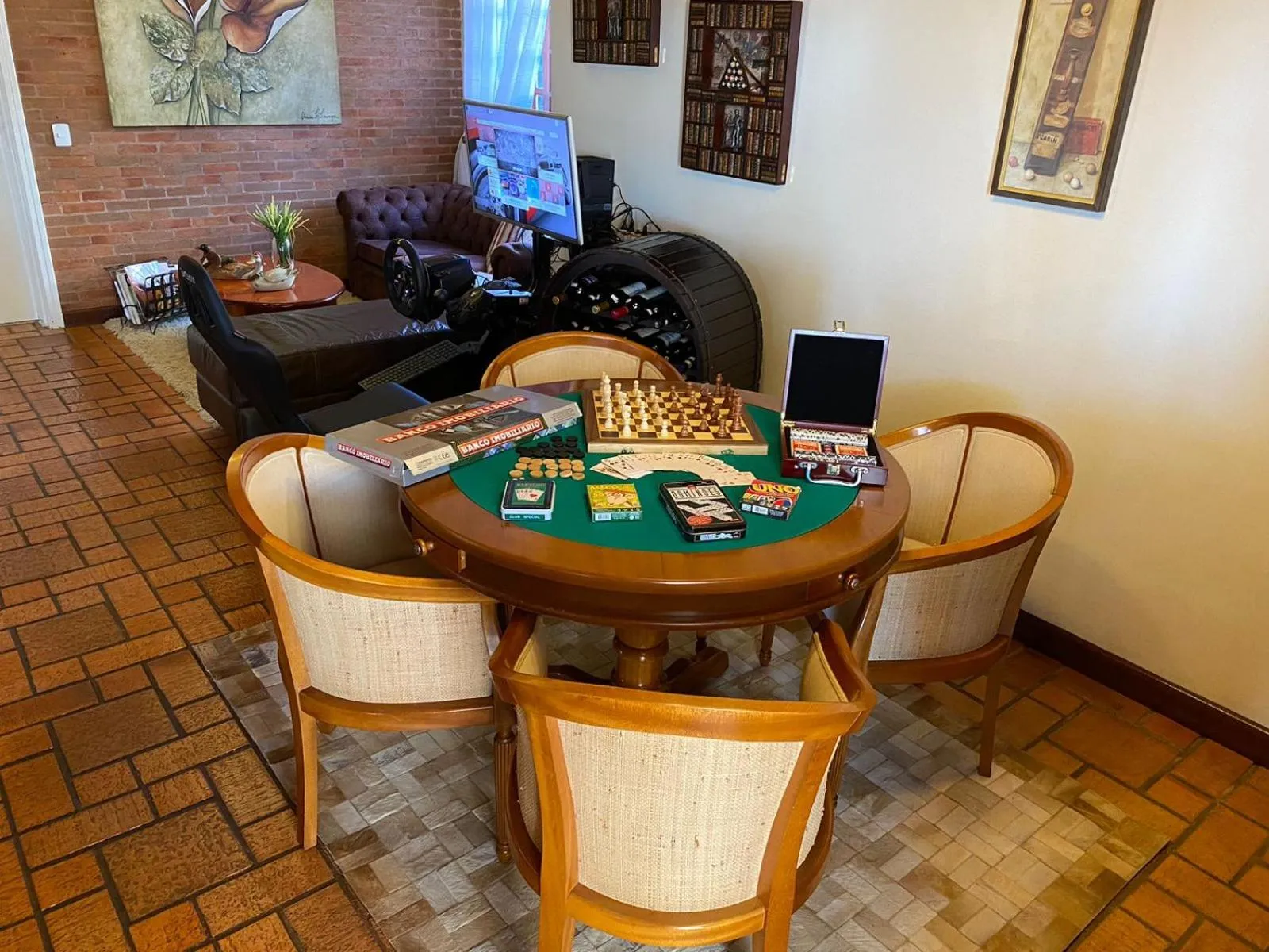 Game Room in Pousada Chateau Colinas