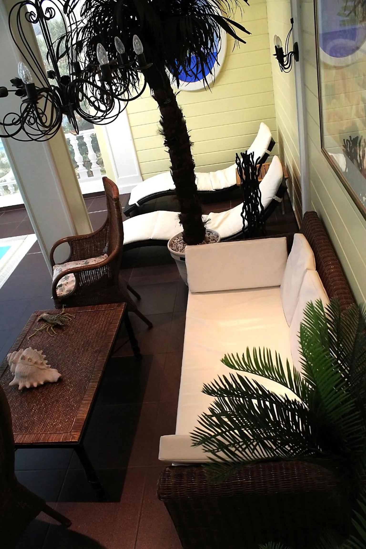 Seating area in Parkhotel Fischer