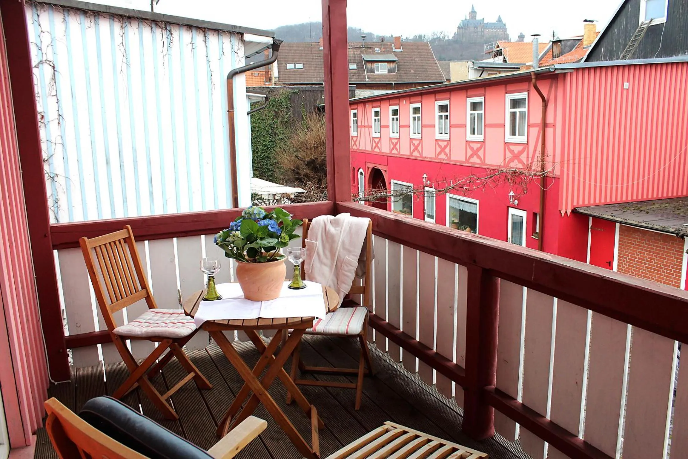 Balcony/Terrace in Parkhotel Fischer