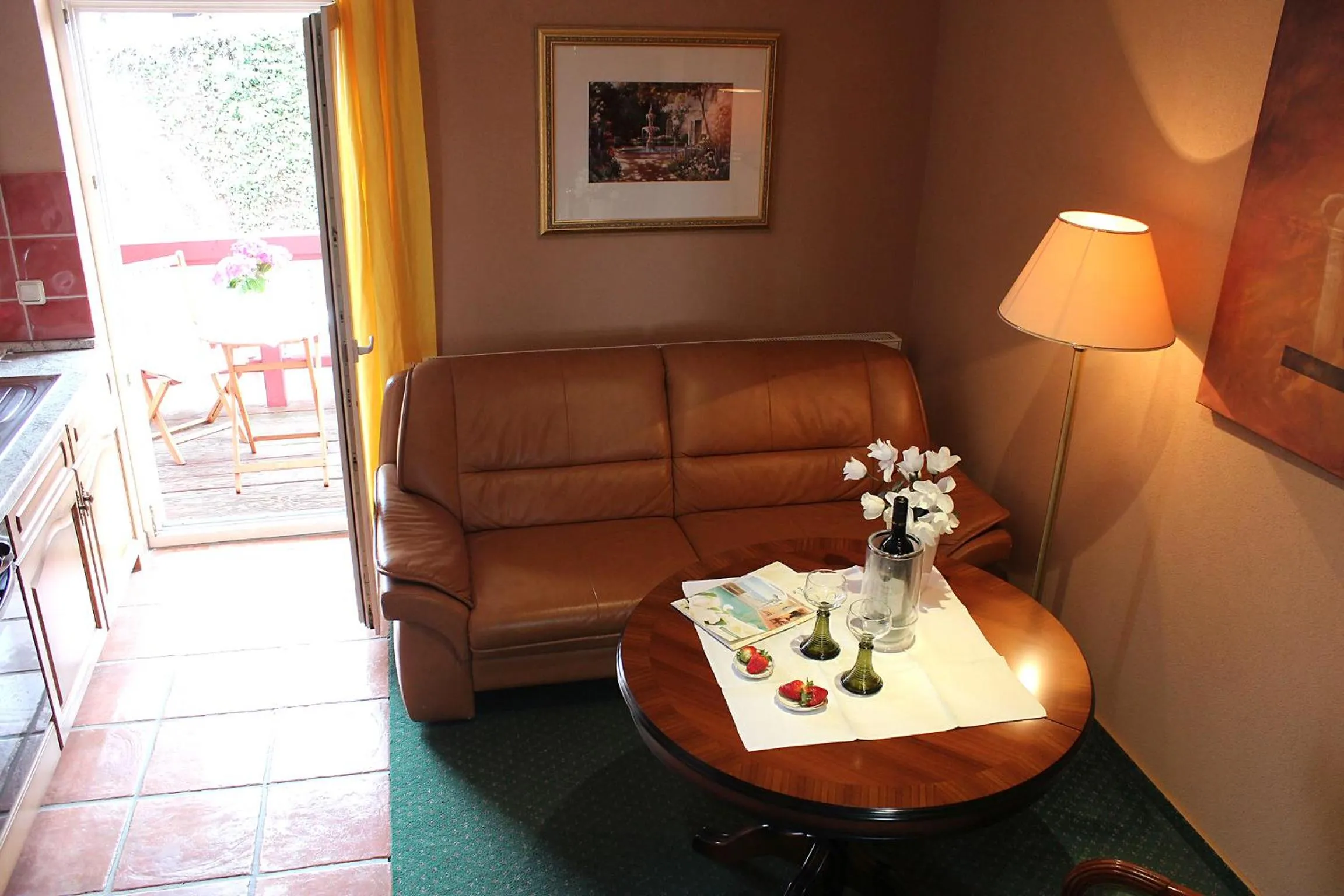 Seating area in Parkhotel Fischer