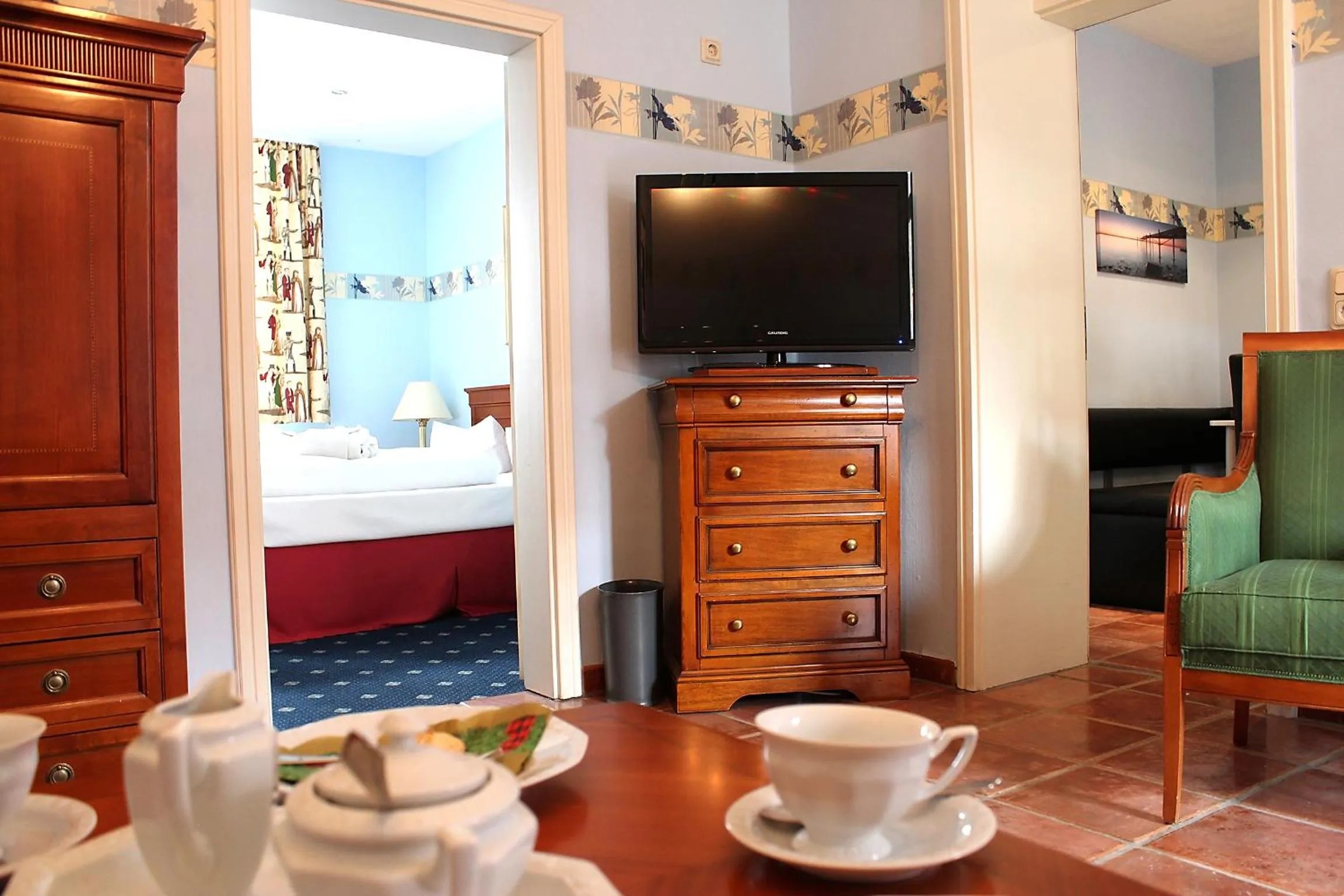 Decorative detail in Parkhotel Fischer