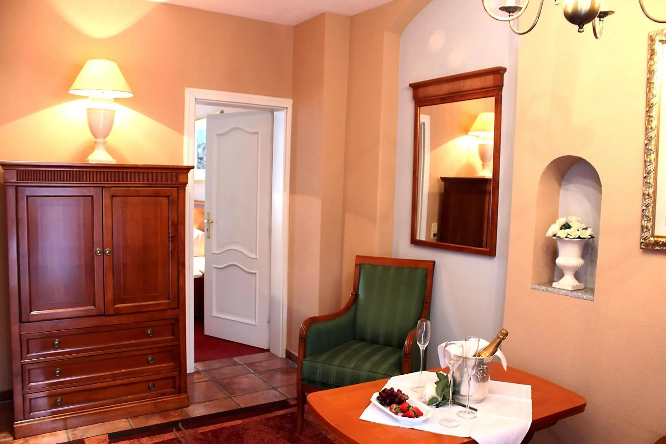 Seating area in Parkhotel Fischer