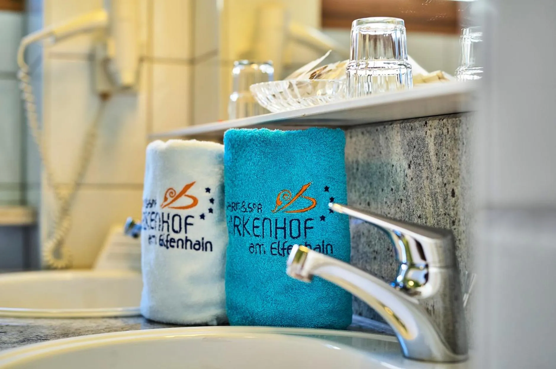 Bathroom in Spirit & SPA Birkenhof am Elfenhain