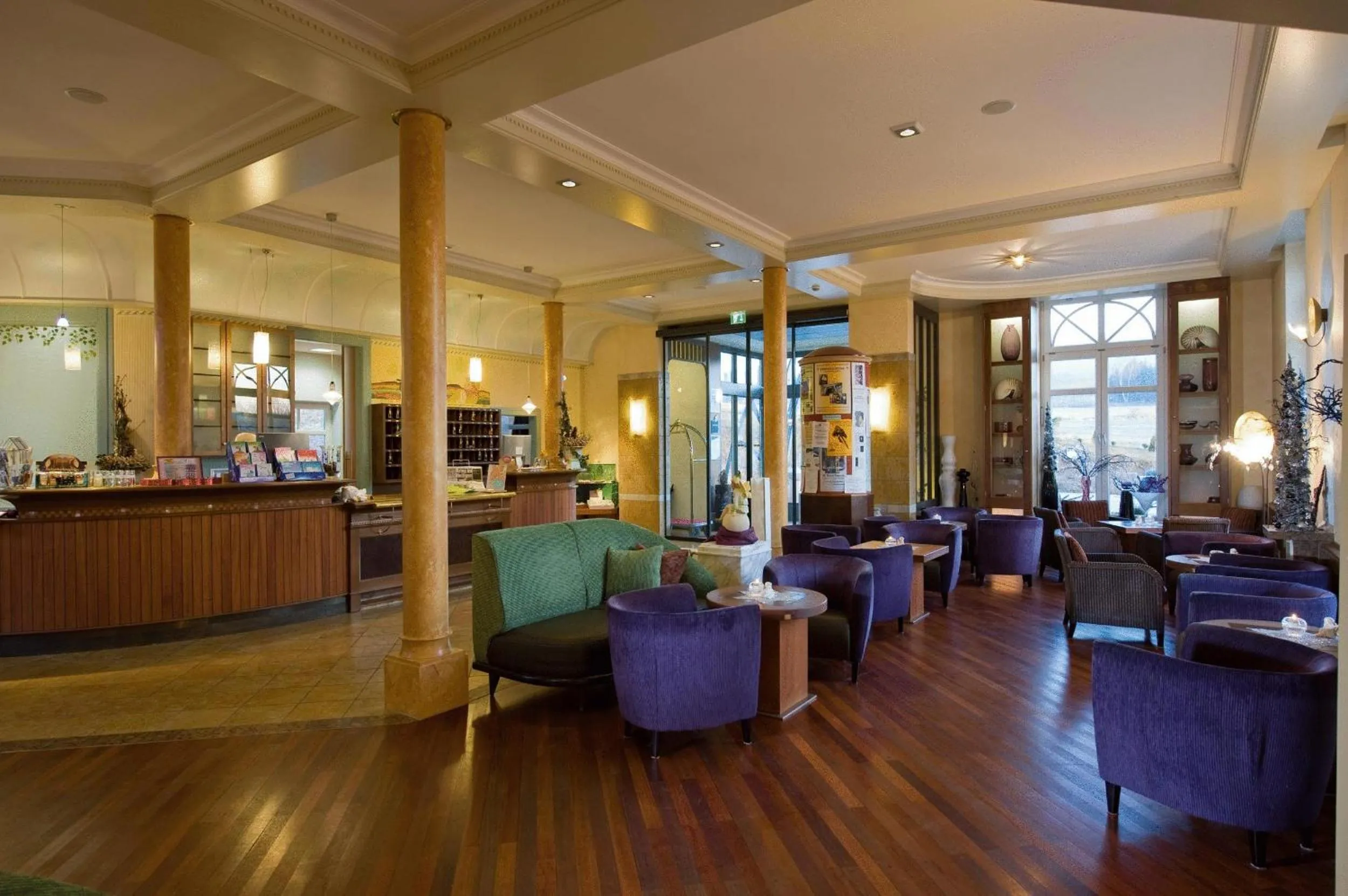 Lobby or reception in Spirit & SPA Birkenhof am Elfenhain