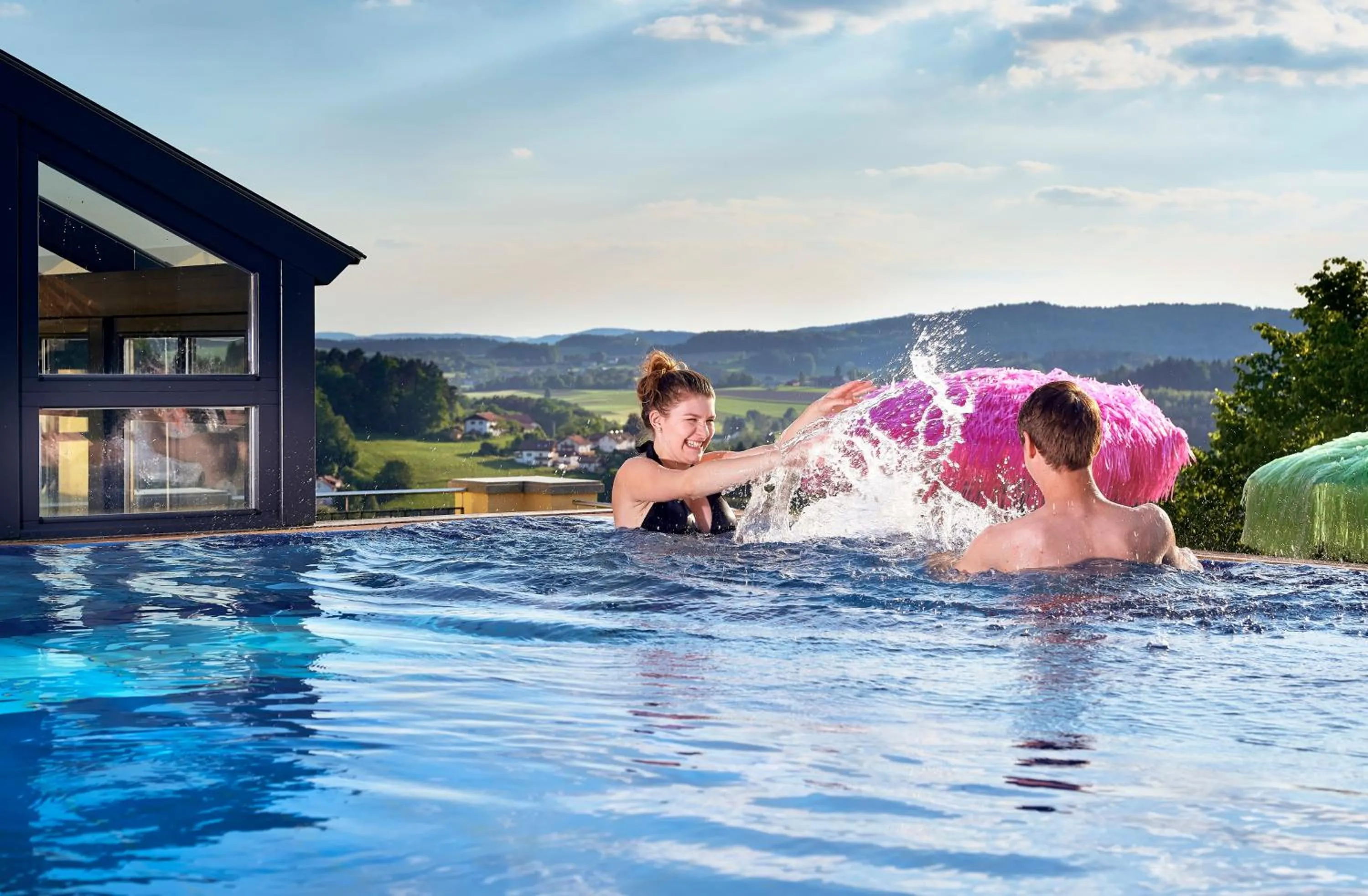 Swimming pool in Spirit & SPA Birkenhof am Elfenhain