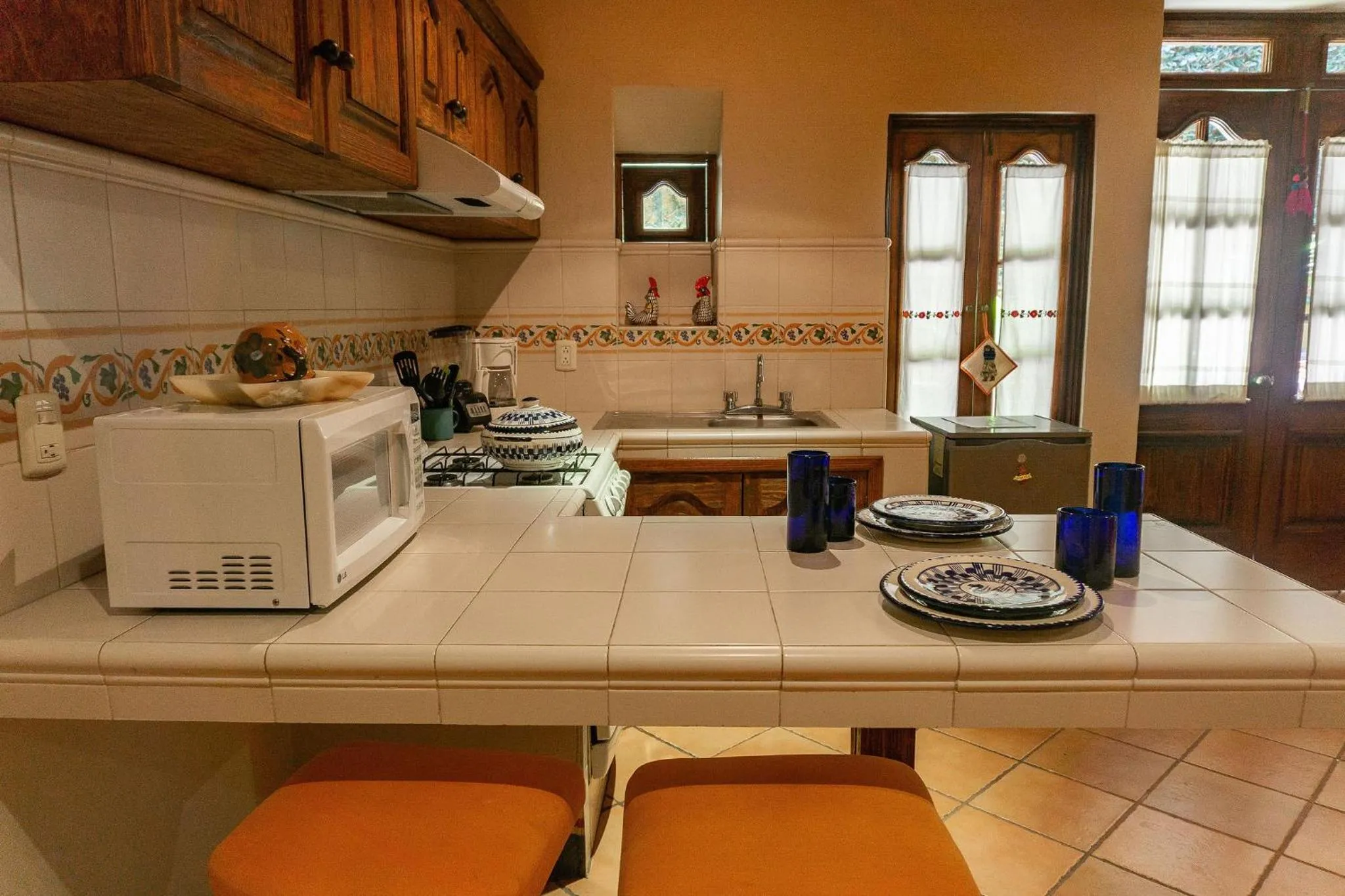 Kitchen or kitchenette in Hotel Casa Pereyra