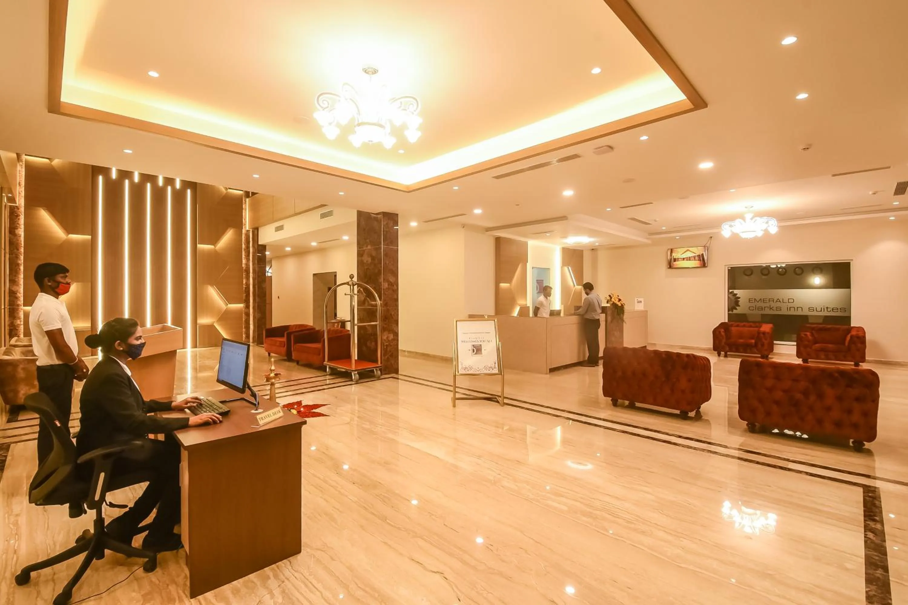 Lobby or reception in Emerald Clarks Inn Suites