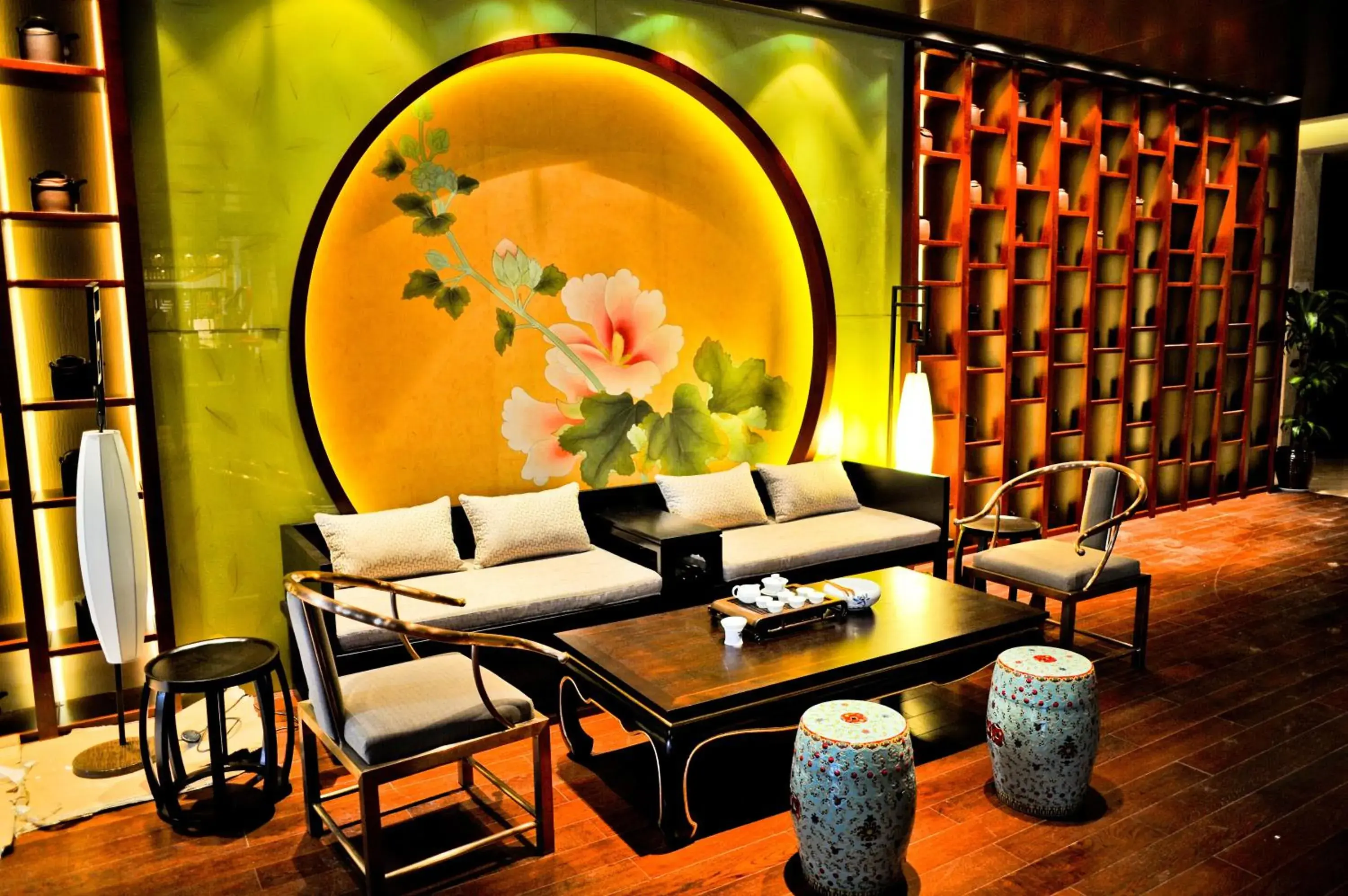 Living room in Chengdu Joyhub Air Hotel Living room in Chengdu Joyhub Air Hotel