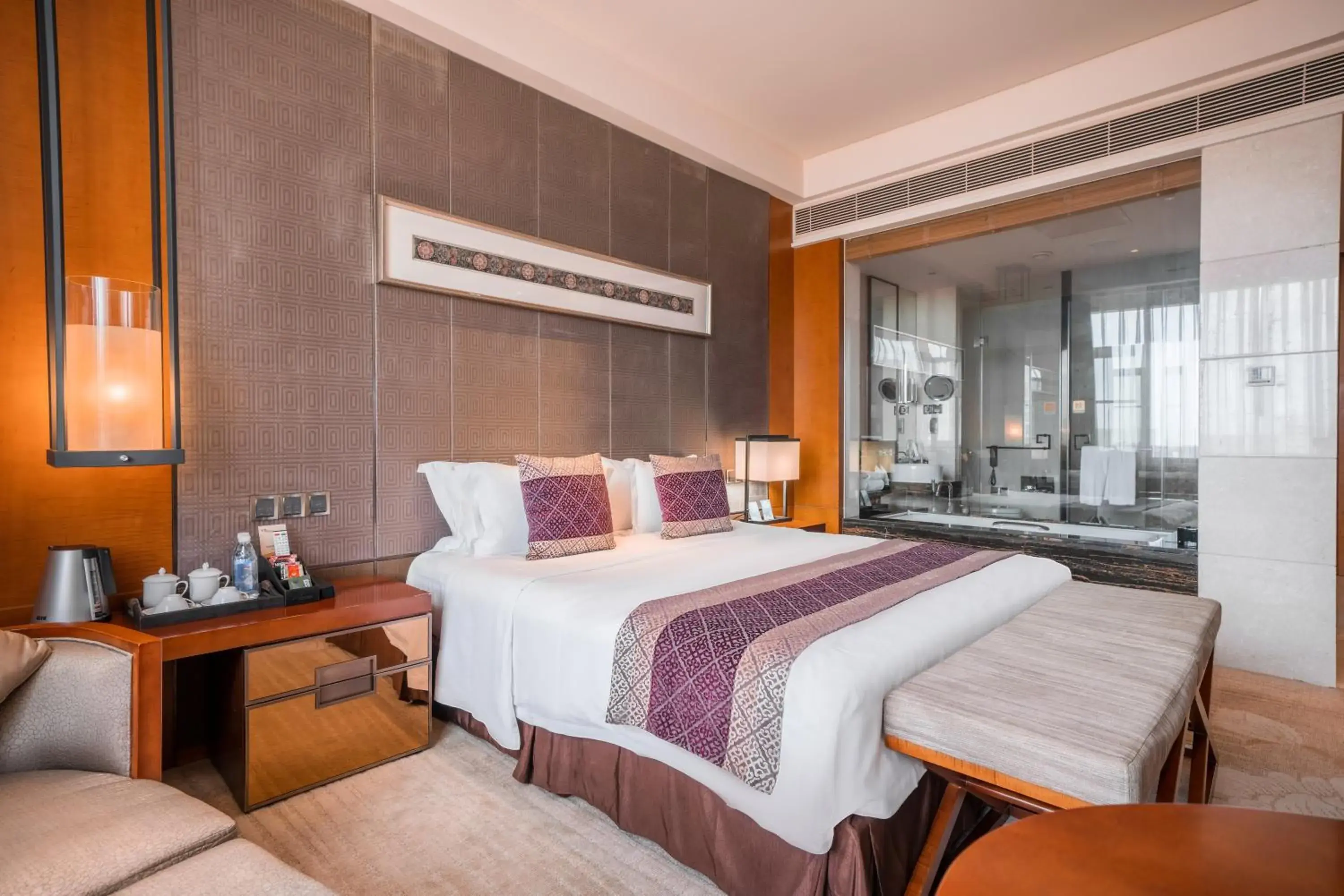 Bed in Chengdu Joyhub Air Hotel Bed in Chengdu Joyhub Air Hotel