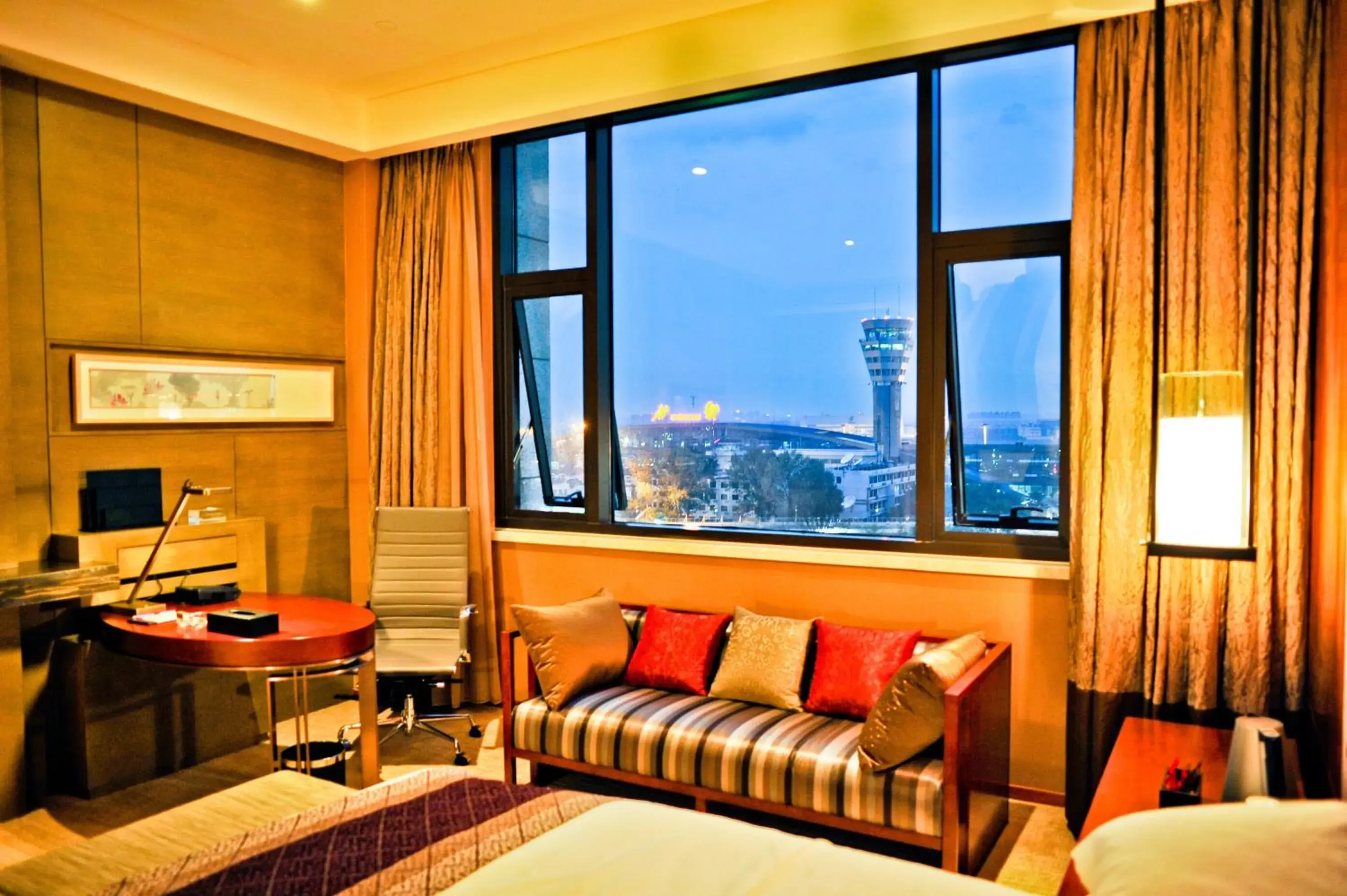 Living room in Chengdu Joyhub Air Hotel Living room in Chengdu Joyhub Air Hotel