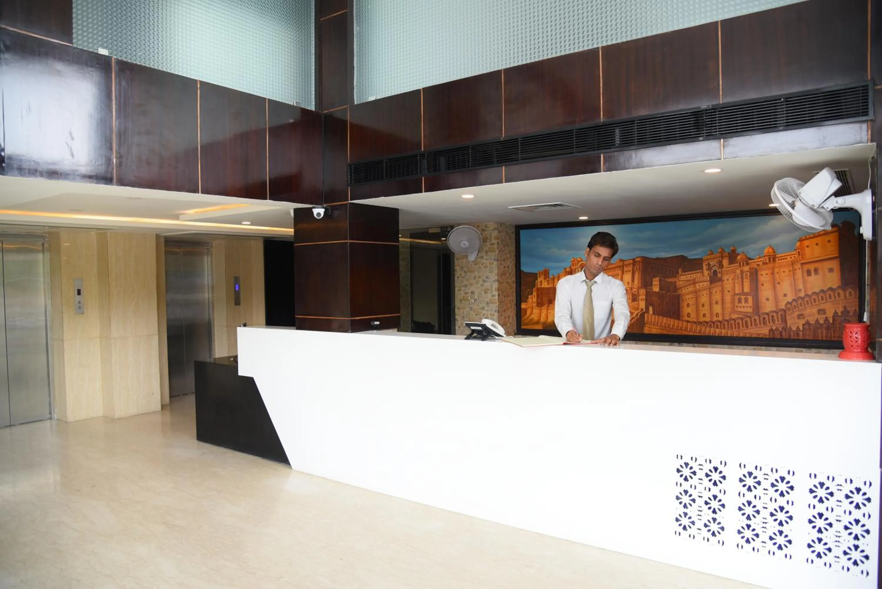 Lobby or reception in Broadway Inn