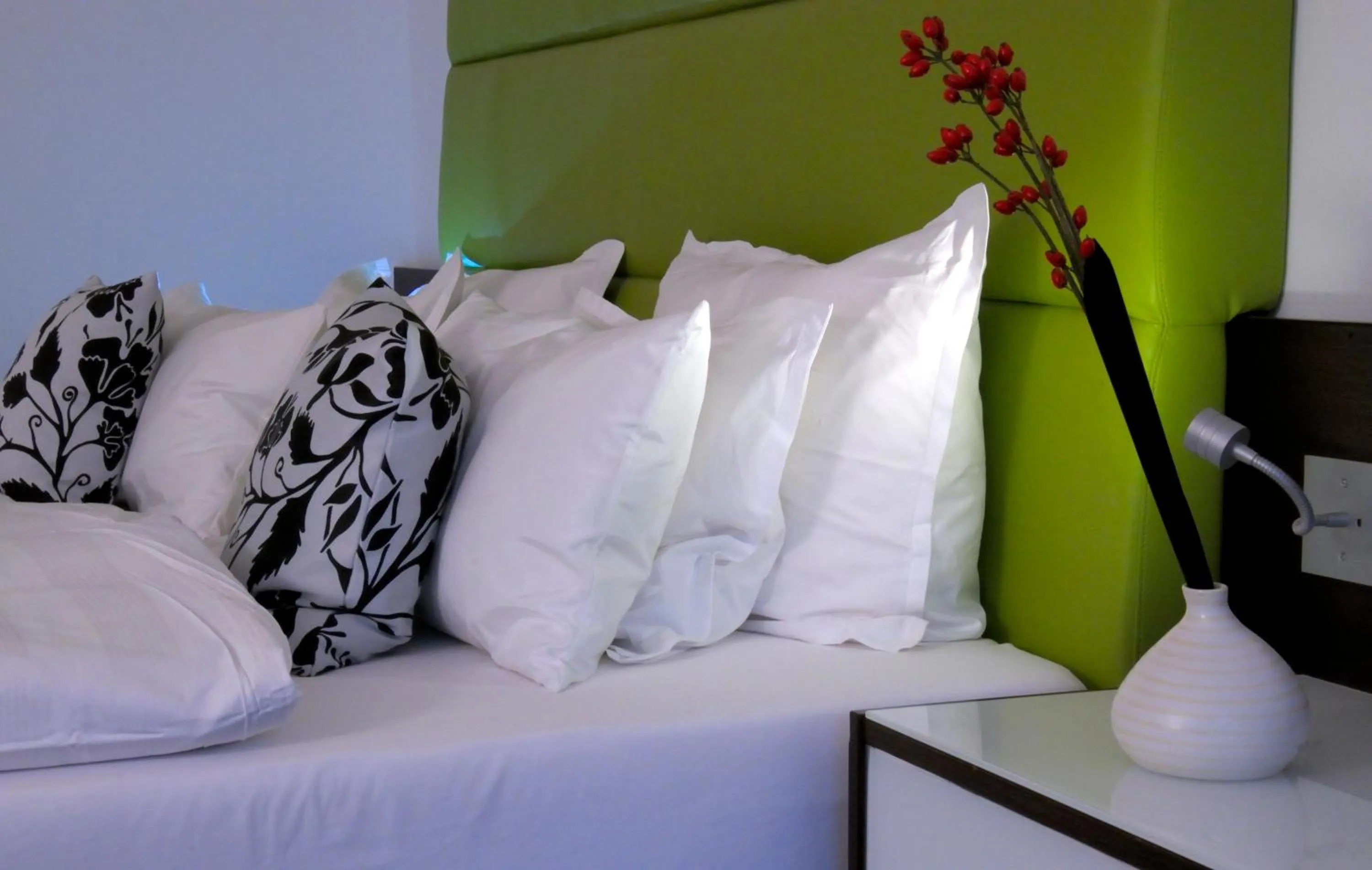 Bed in Hotel an der Therme