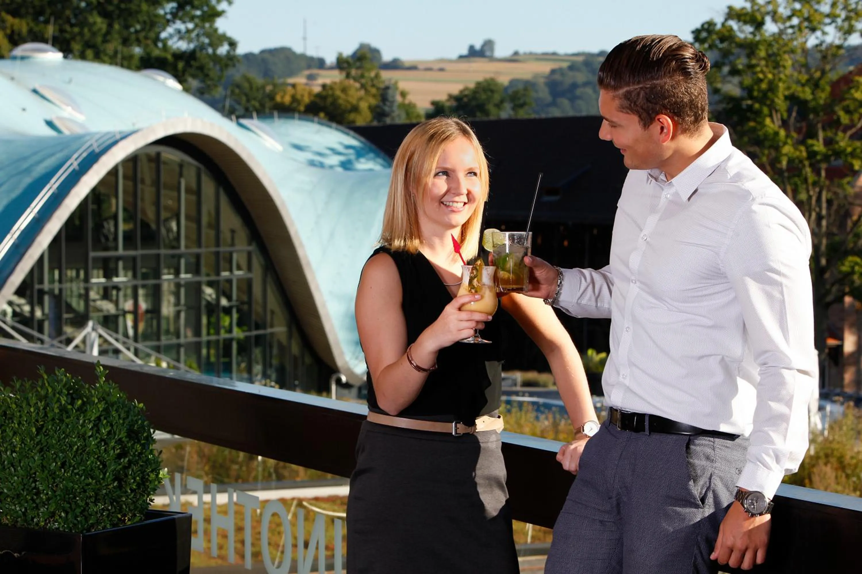 Spring in Hotel an der Therme