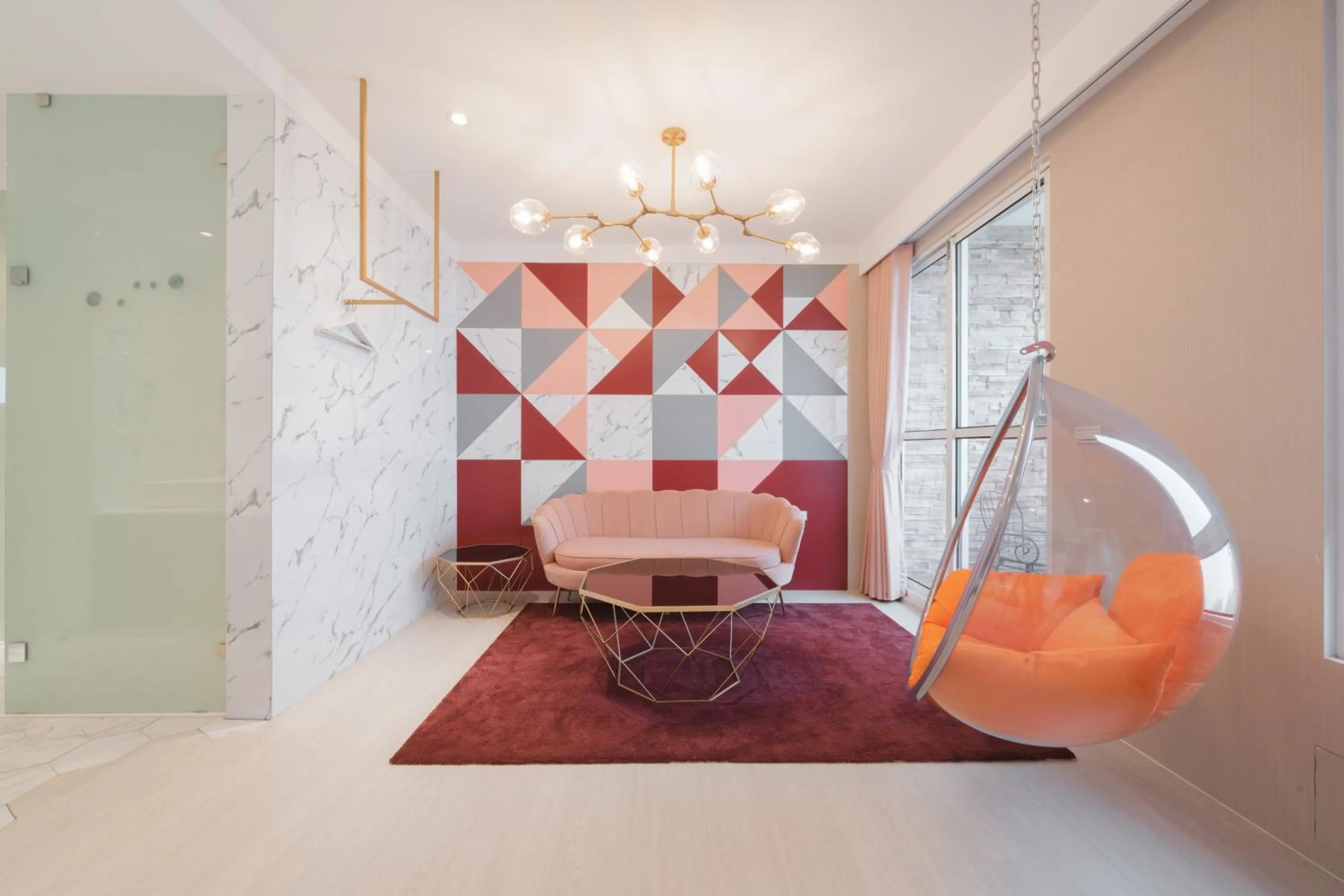 Seating area in Cingjing Florence Resort Villa