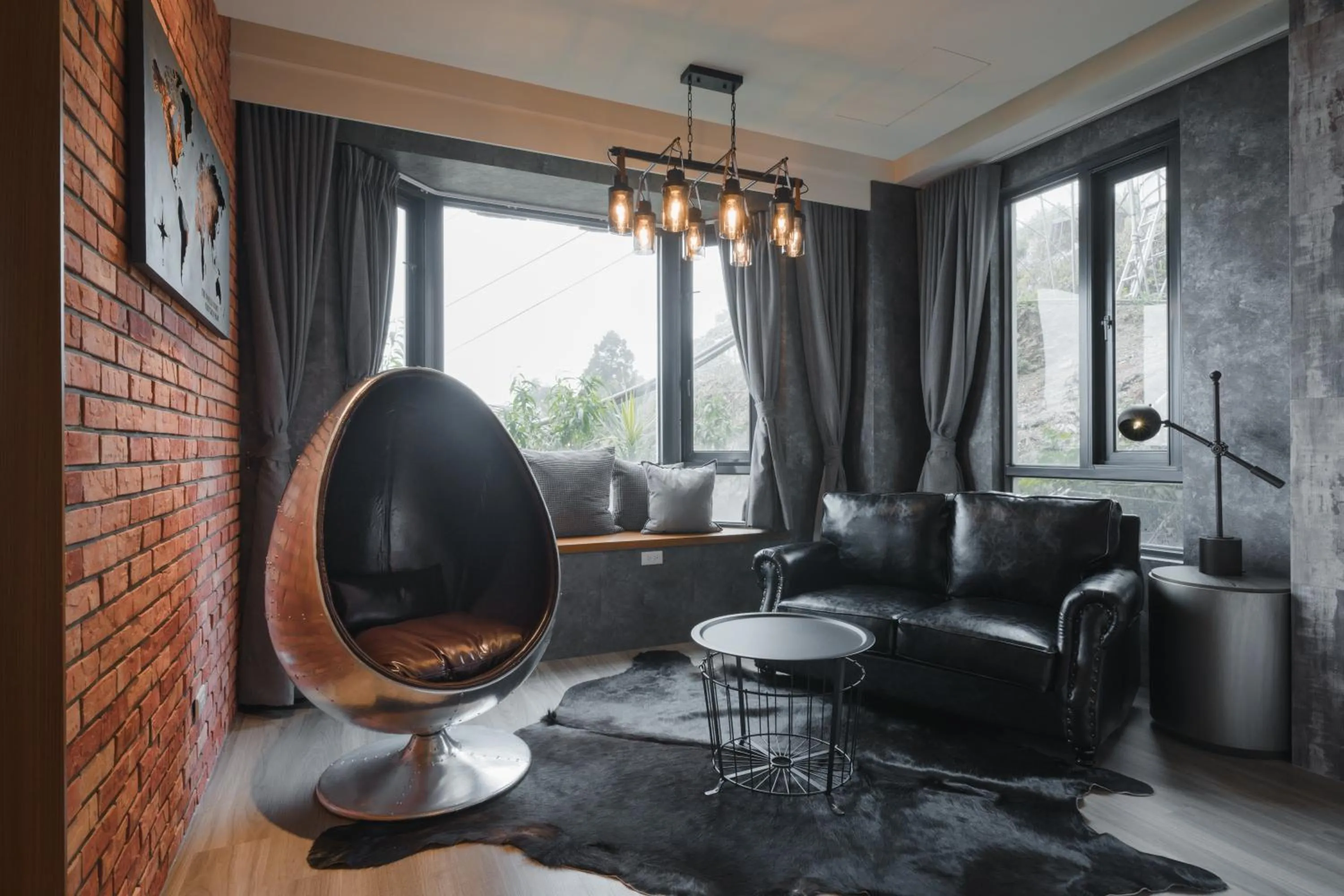 Seating area in Cingjing Florence Resort Villa