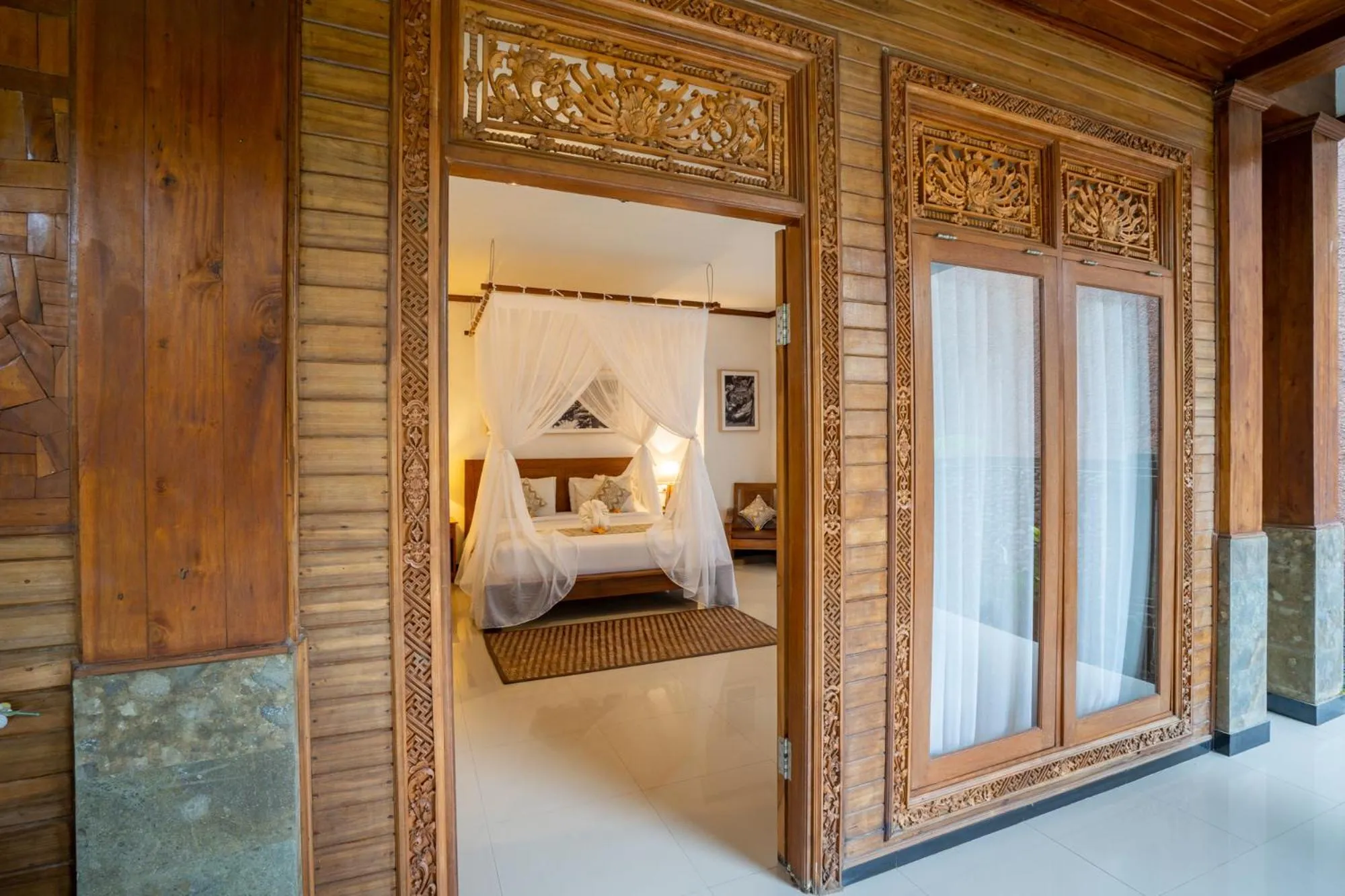 Bedroom, Bed in Budhi Ayu Villas and Cottages Ubud by Mahaputra-CHSE Certified